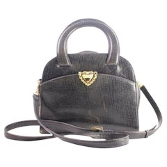 Emanuel Ungaro - Sac à bandoulière noir 93mis104 à bandoulière