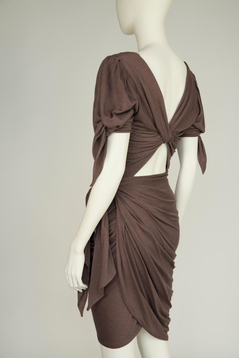 Emanuel Ungaro Brown Long Dress