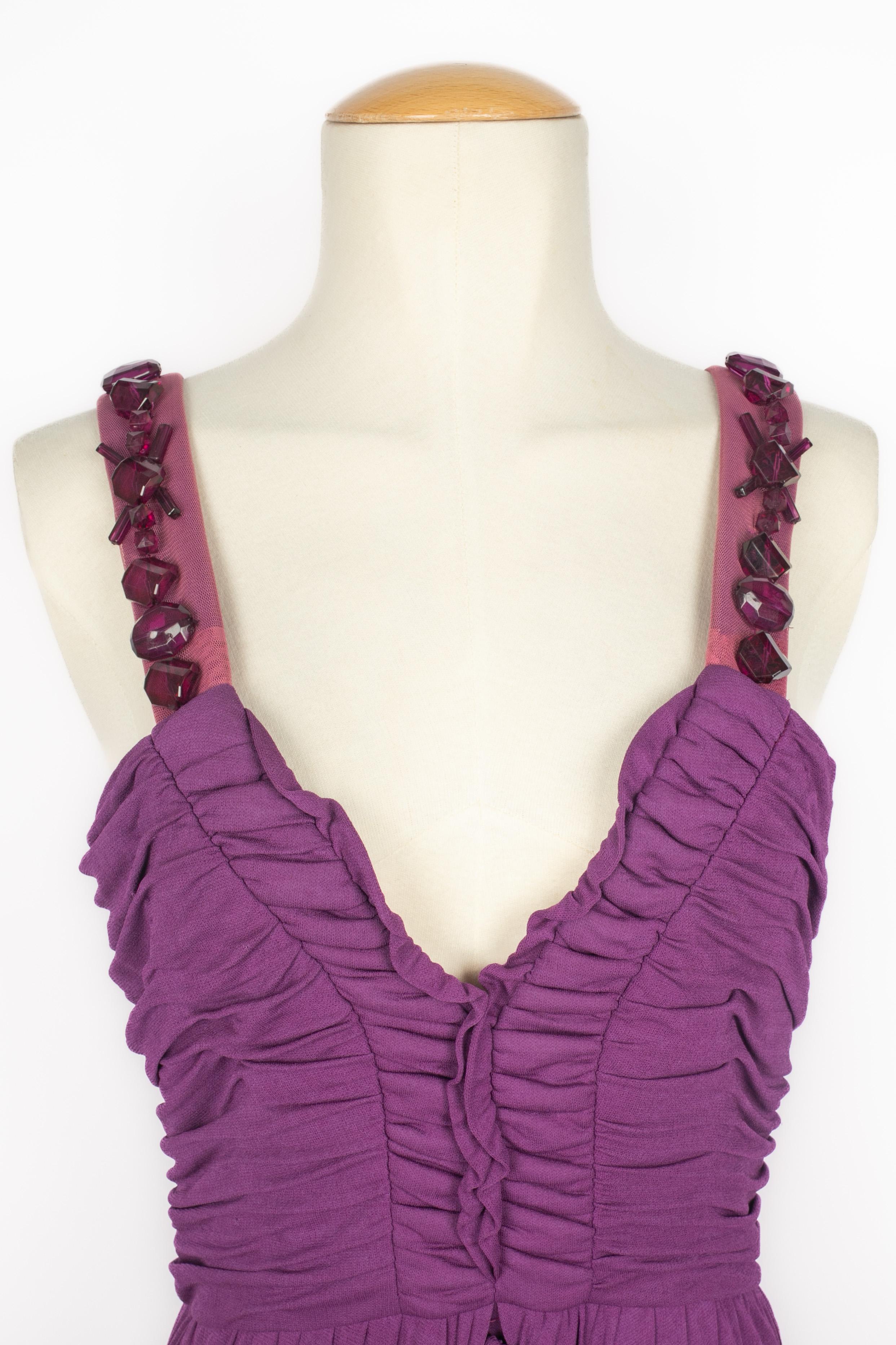 Emanuel Ungaro Kleid (Violett) im Angebot