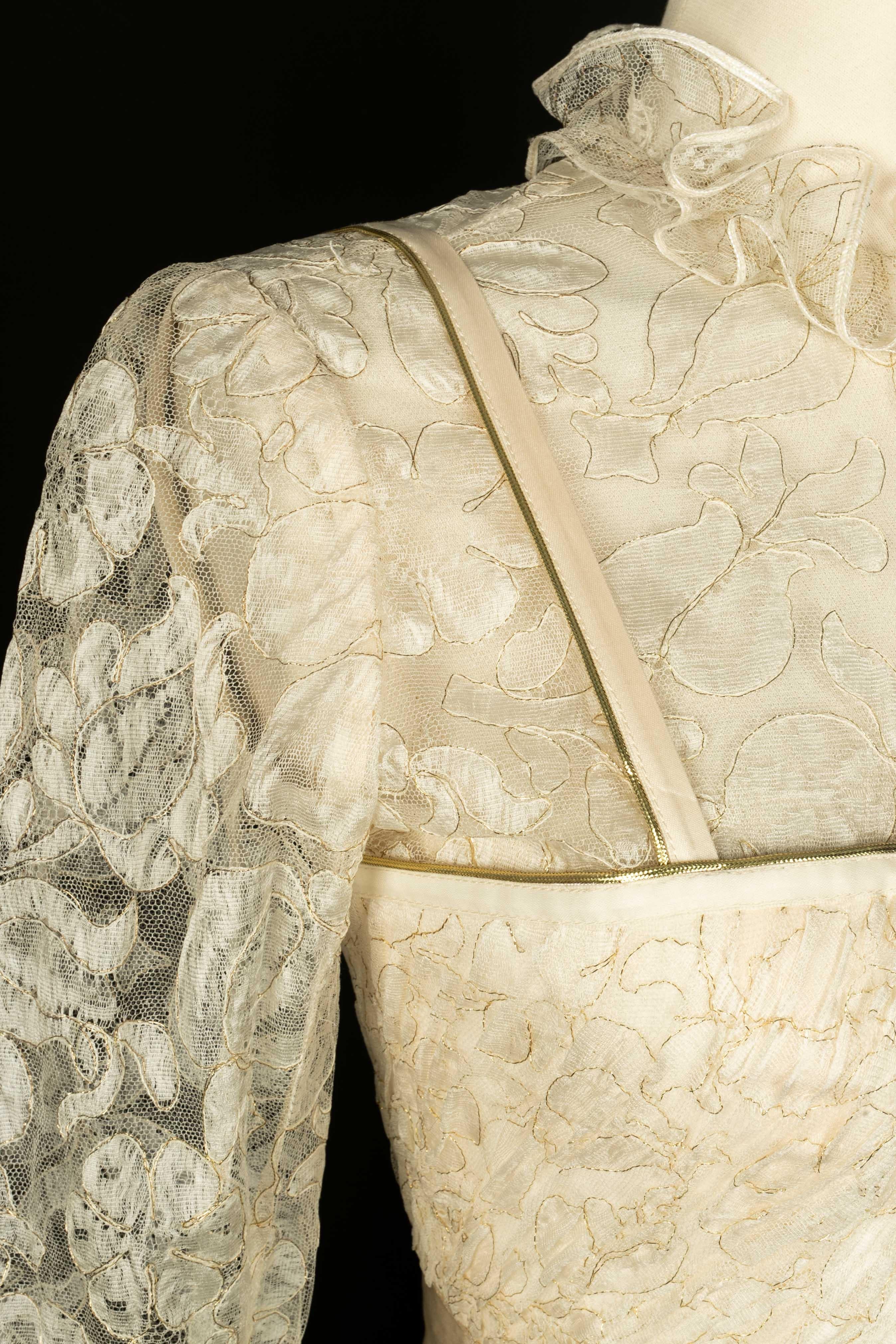 Robe Emanuel Ungaro Haute Couture Printemps 1980 en vente 6