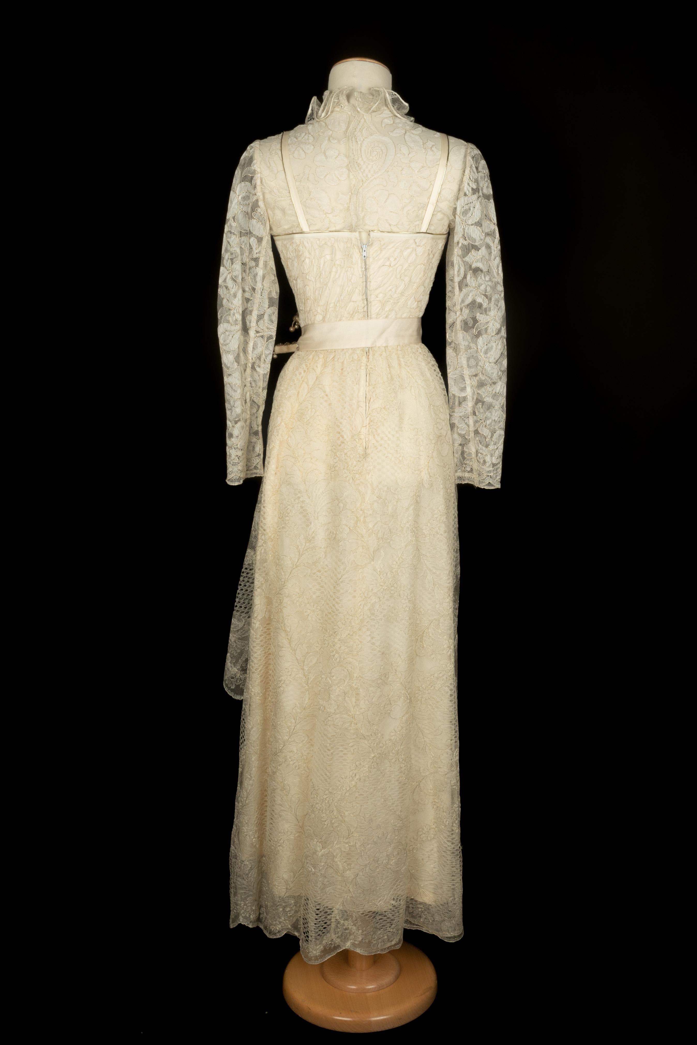 Robe Emanuel Ungaro Haute Couture Printemps 1980 en vente 1