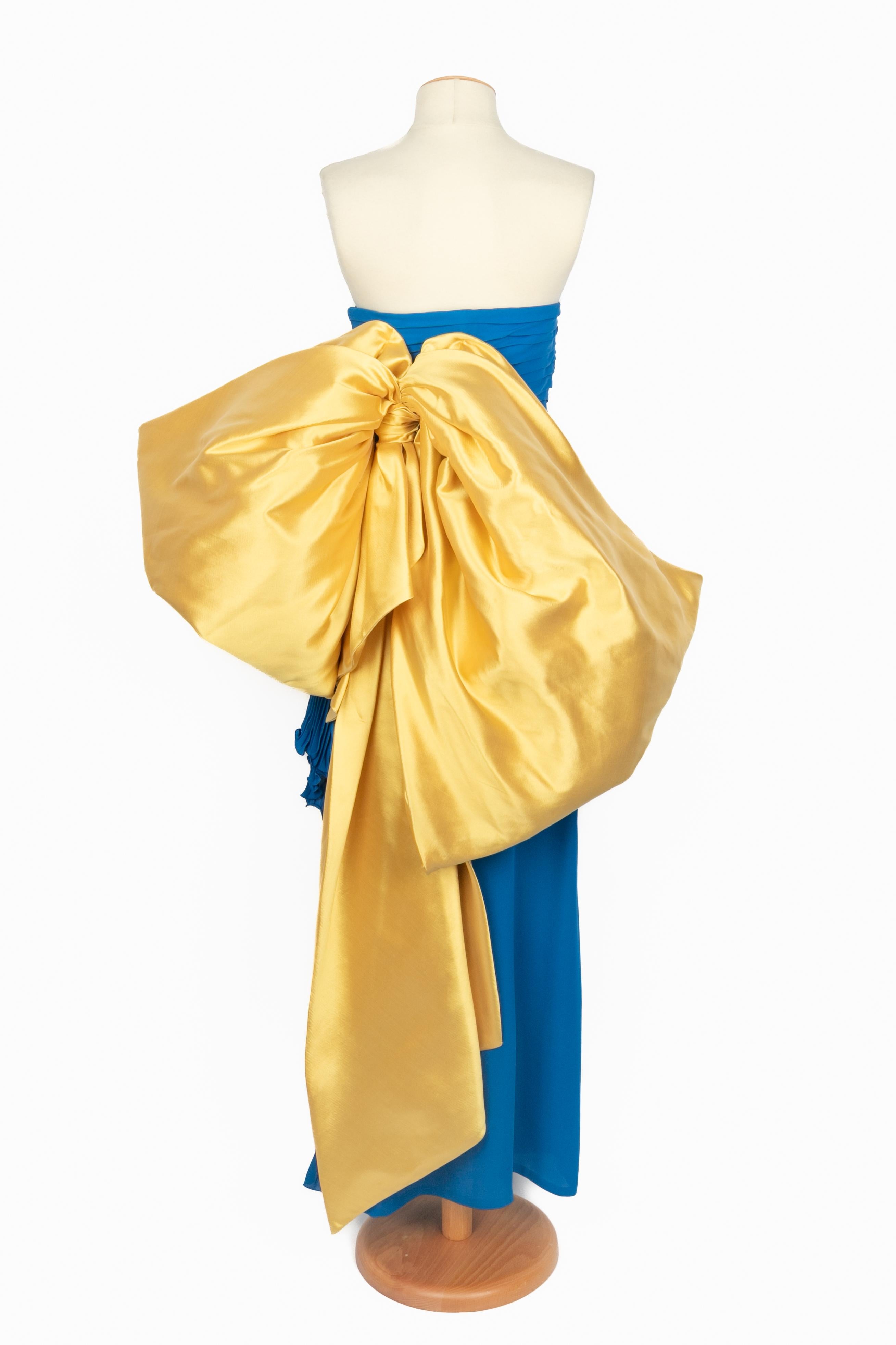 Emanuel Ungaro robe du soir Haute Couture Printemps-Eté 1992 en vente 1