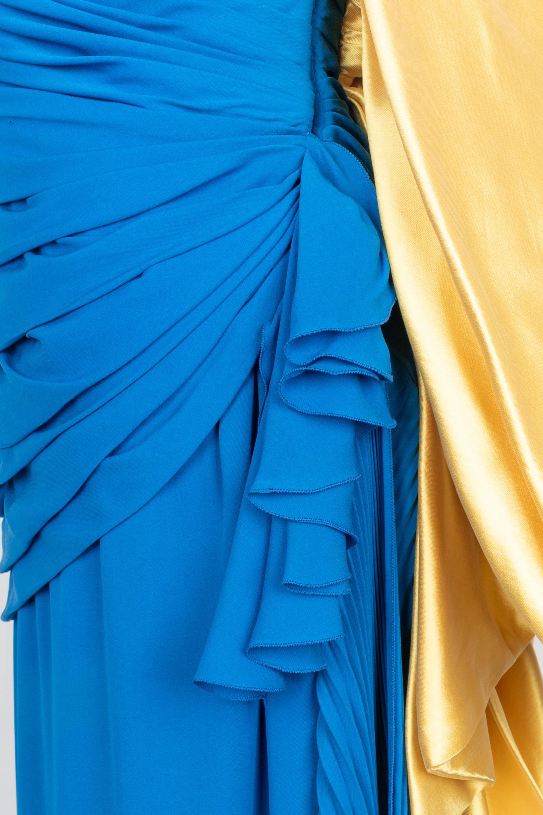 Emanuel Ungaro robe du soir Haute Couture Printemps-Eté 1992 en vente 3