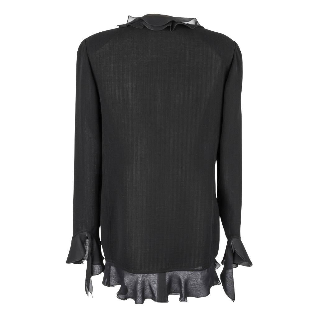 Emanuel Ungaro Evening Skirt Set Ruffle Trim Jacket 12  For Sale 8