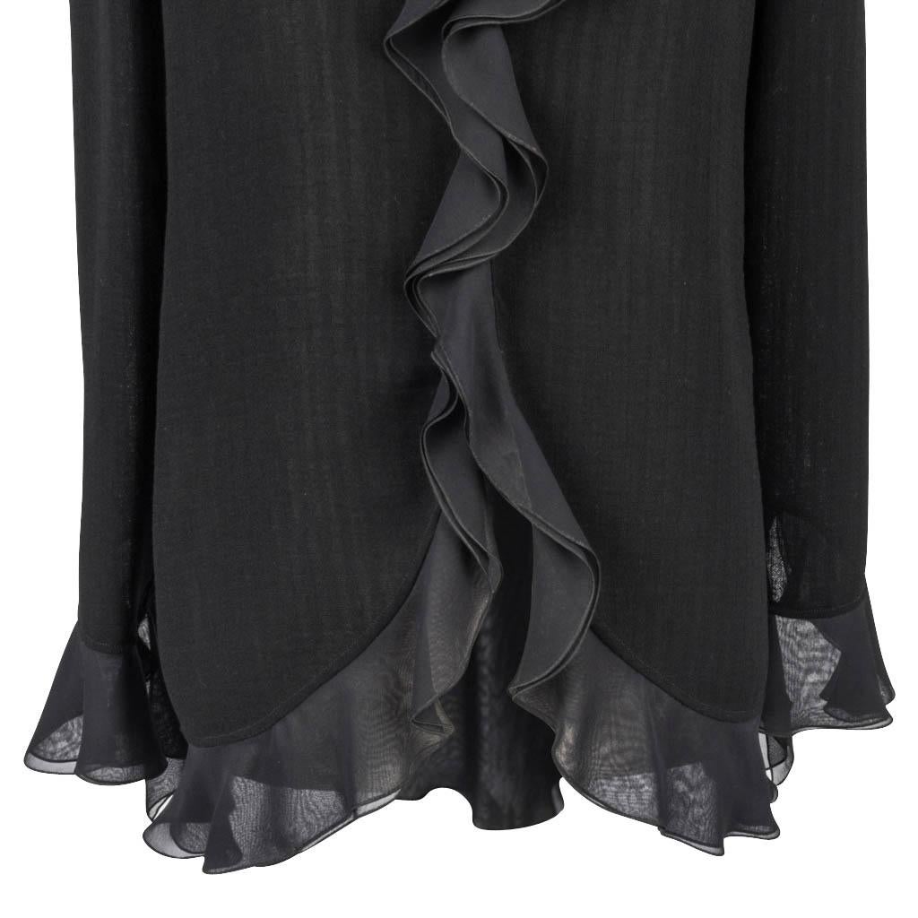 Emanuel Ungaro Evening Skirt Set Ruffle Trim Jacket 12  For Sale 2