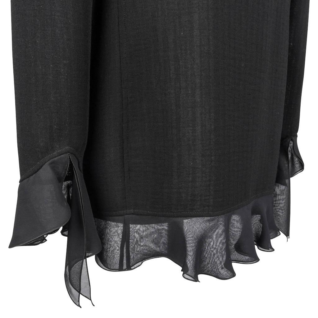 Emanuel Ungaro Evening Skirt Set Ruffle Trim Jacket 12  For Sale 3