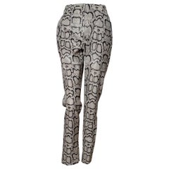 Emanuel Ungaro Hose aus Schlangenhaut
