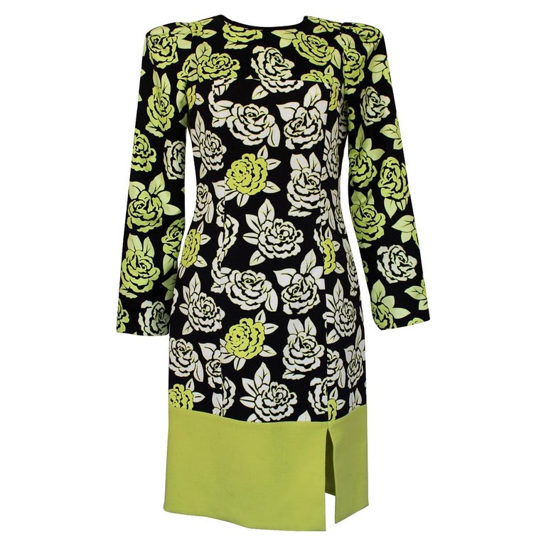 emanuel ungaro green dress Emanuel Ungaro Spring 2017