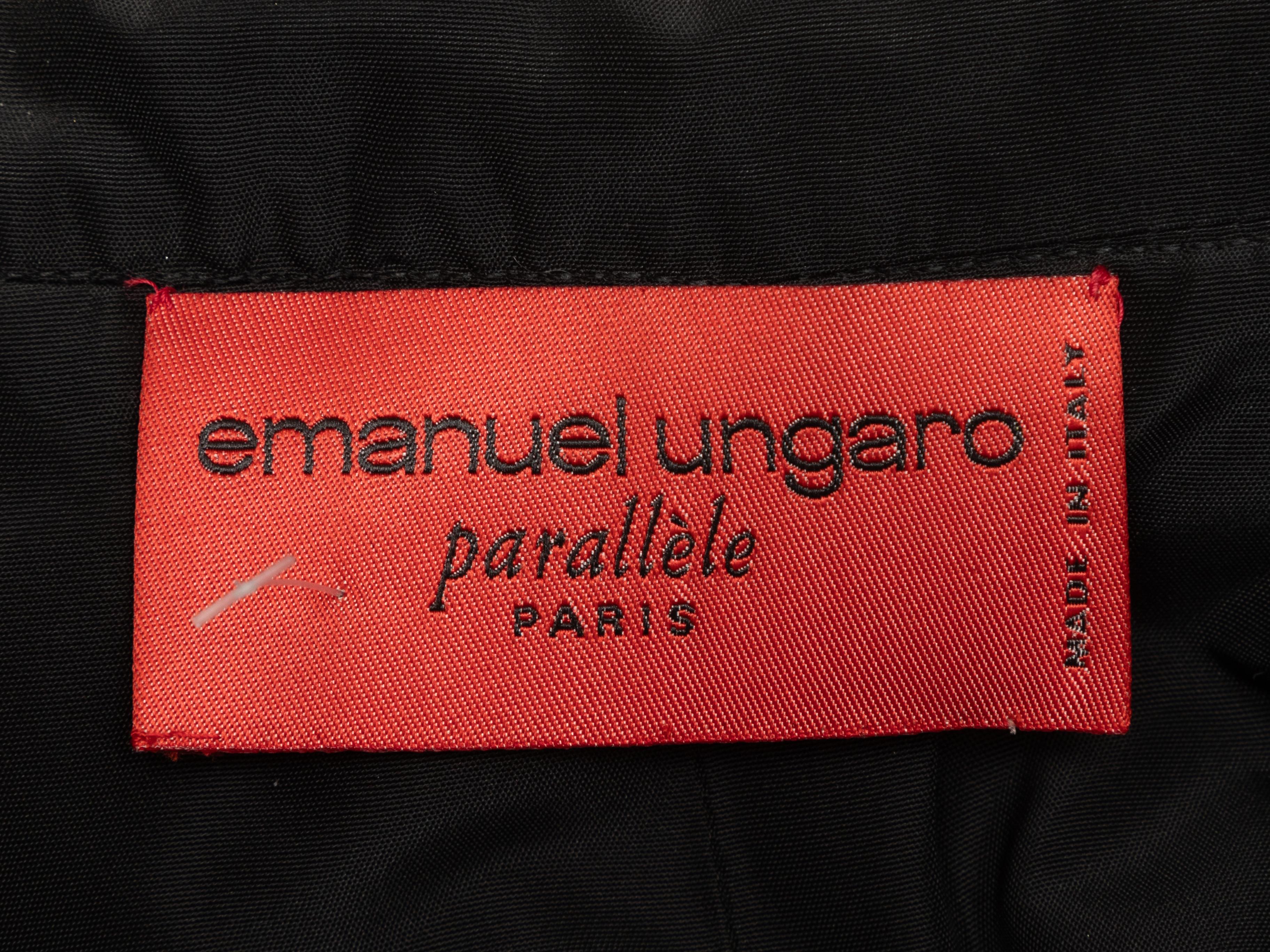 Emanuel Ungaro Multicolor  Parallele Plaid Jacket For Sale 1