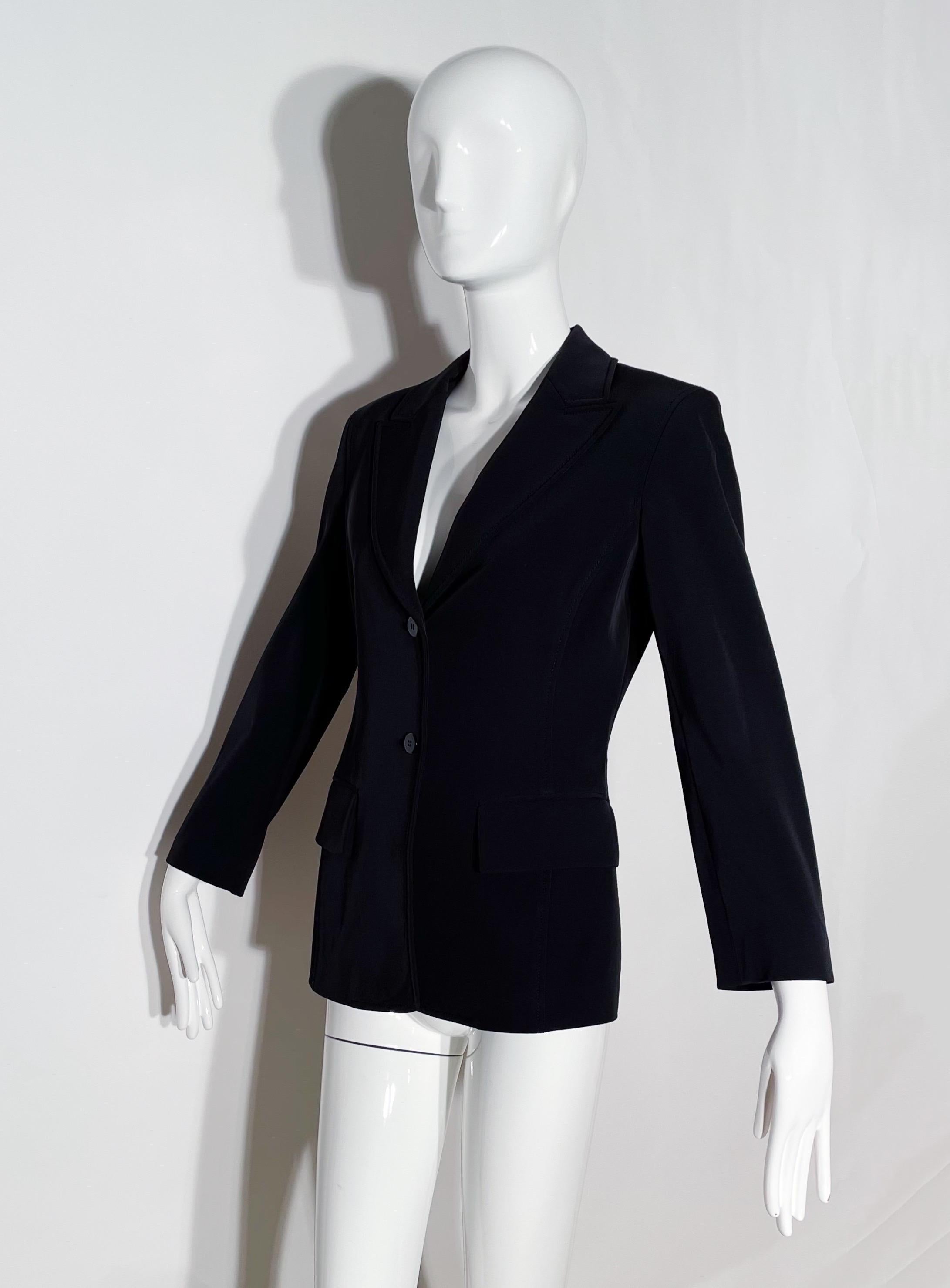 Emanuel Ungaro, Neopren-Blazer im Zustand „Hervorragend“ im Angebot in Los Angeles, CA