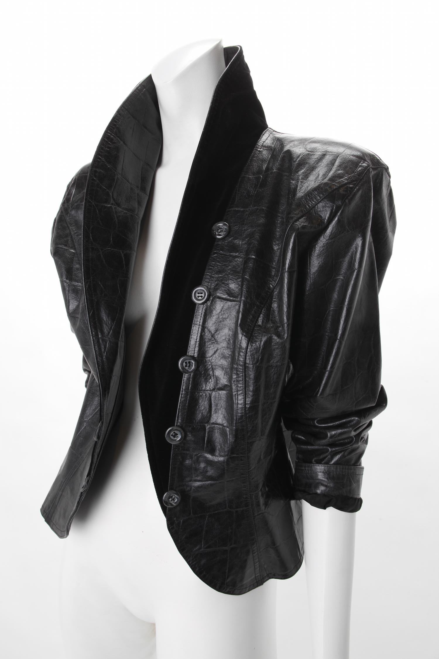 emanuel ungaro leather jacket