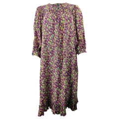 Emanuel Ungaro Parallele Paris - Robe imprimée framboise multicolore