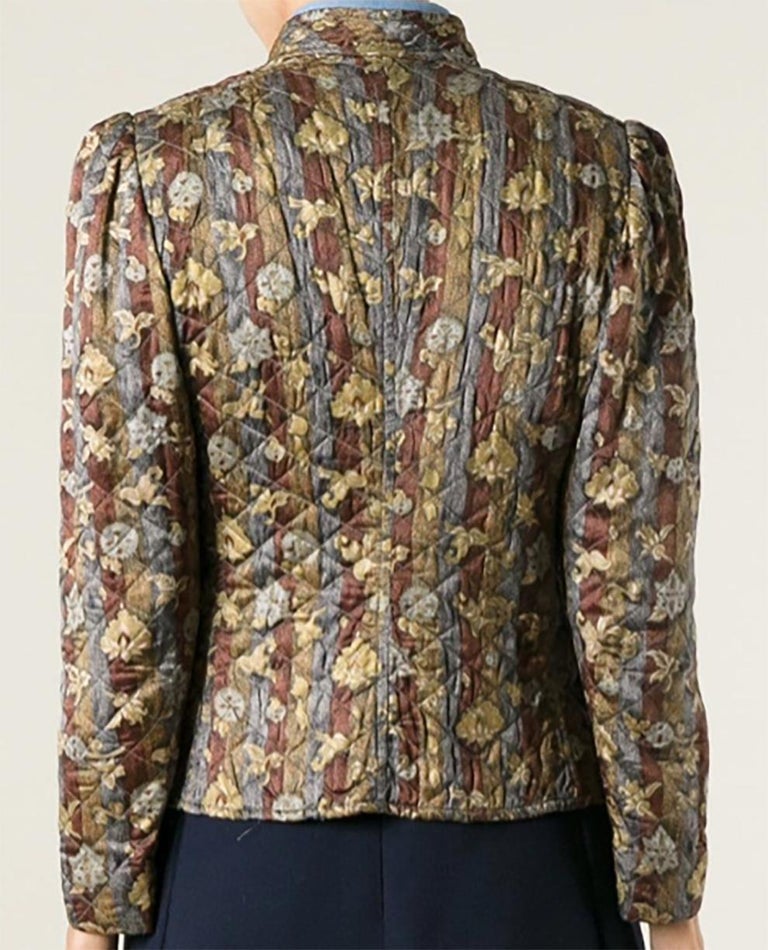 Emanuel Ungaro Parallele Paris Silk Jacket For Sale at 1stdibs