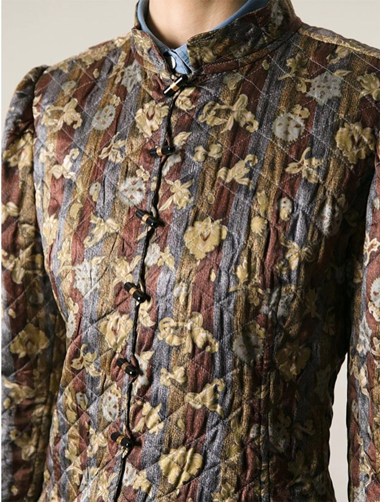 Emanuel Ungaro Parallele Paris Silk Jacket For Sale at 1stdibs