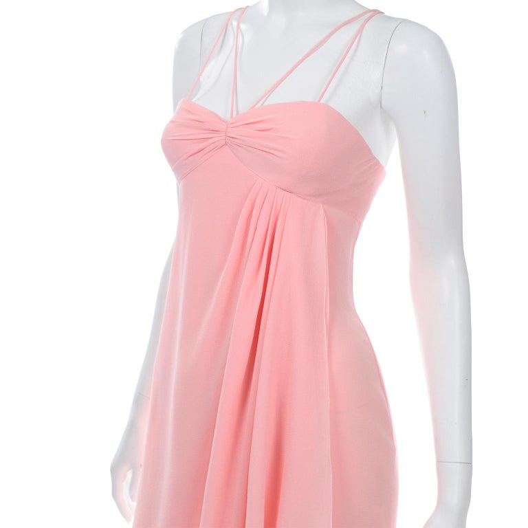 1970s Gorgeous Ungaro Pink Silk Top