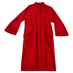 Emanuel Ungaro Parallèle Vintage Red Duster Coat
