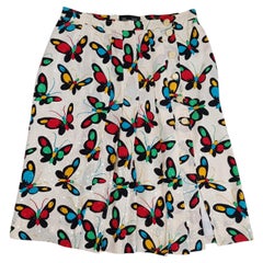 Emanuel Ungaro Paris 1970 jupe papillon vintage