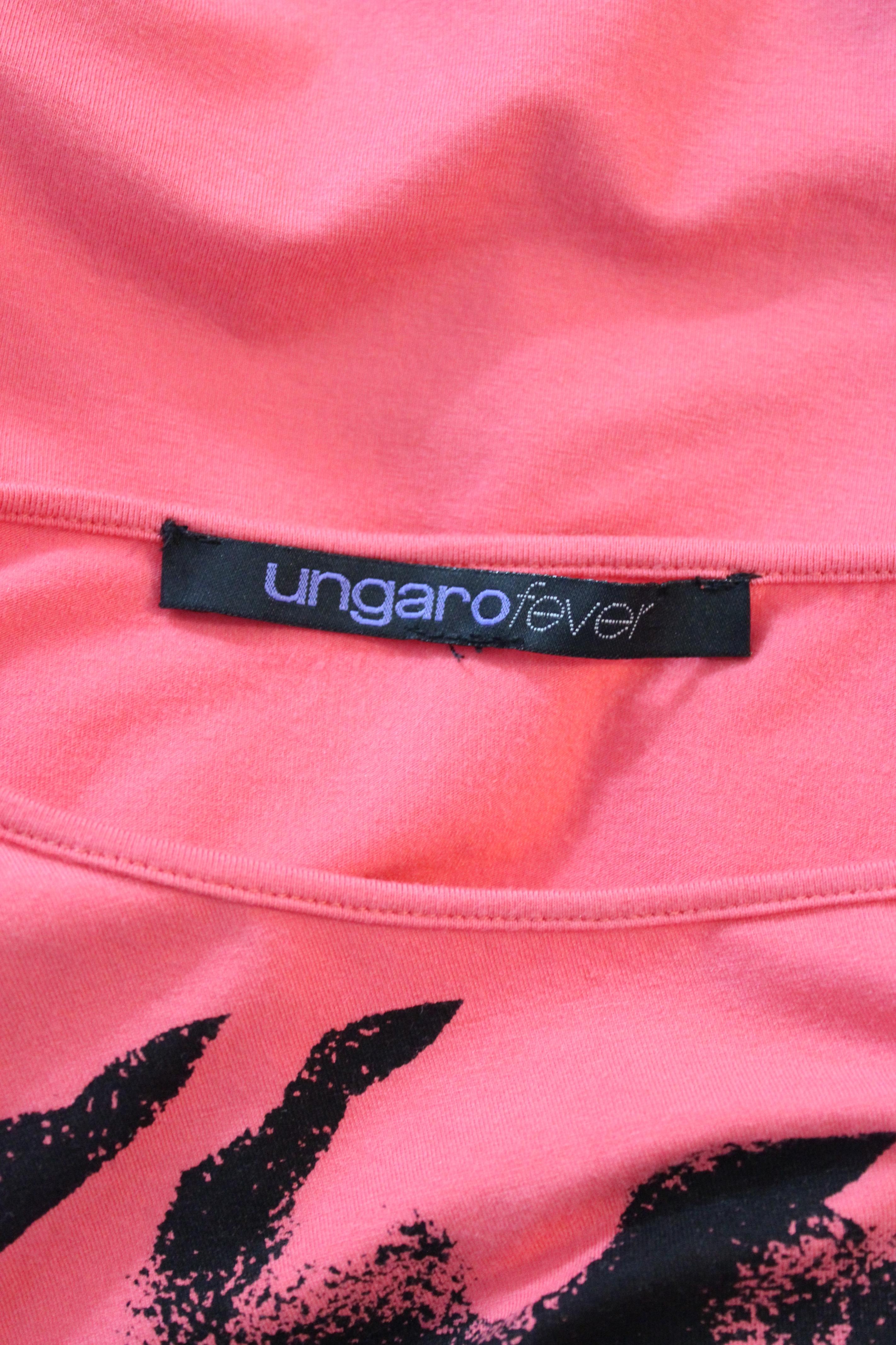 Emanuel Ungaro Pink Black Short Casual Shirt 3