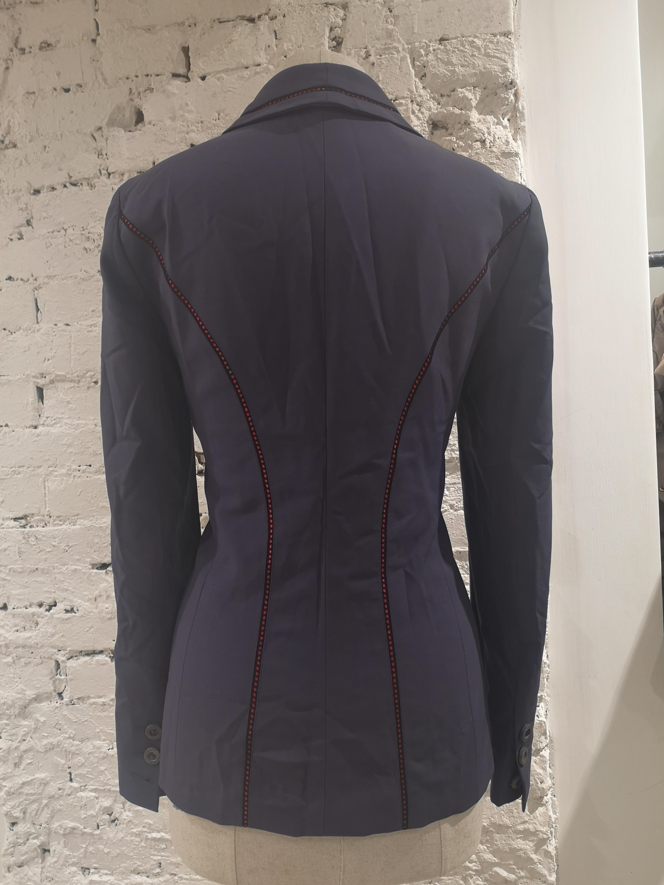 Emanuel Ungaro purple red jacket - blazer For Sale 1