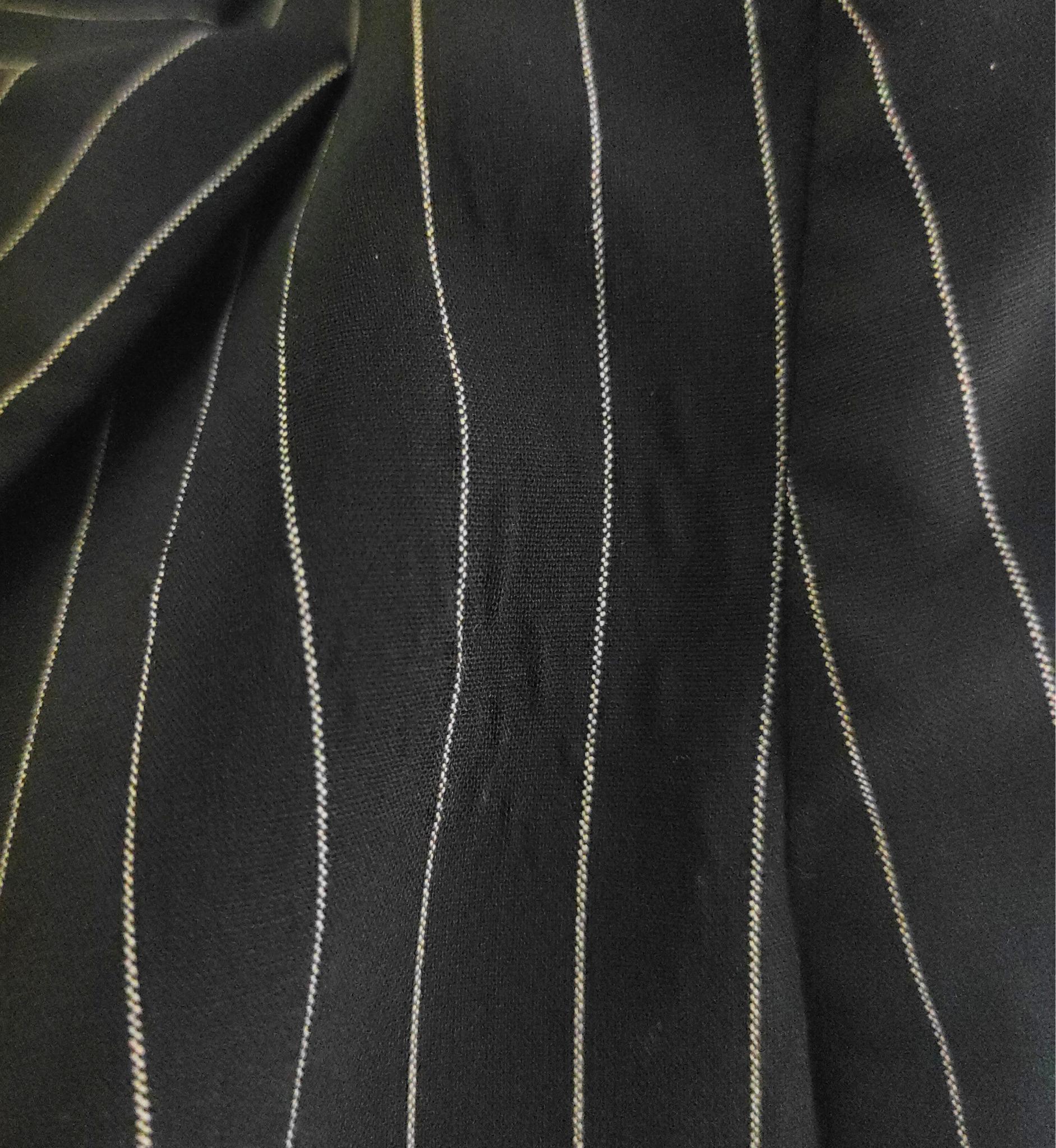 Emanuel Ungaro: blazer a righe con maniche increspate in vendita 2