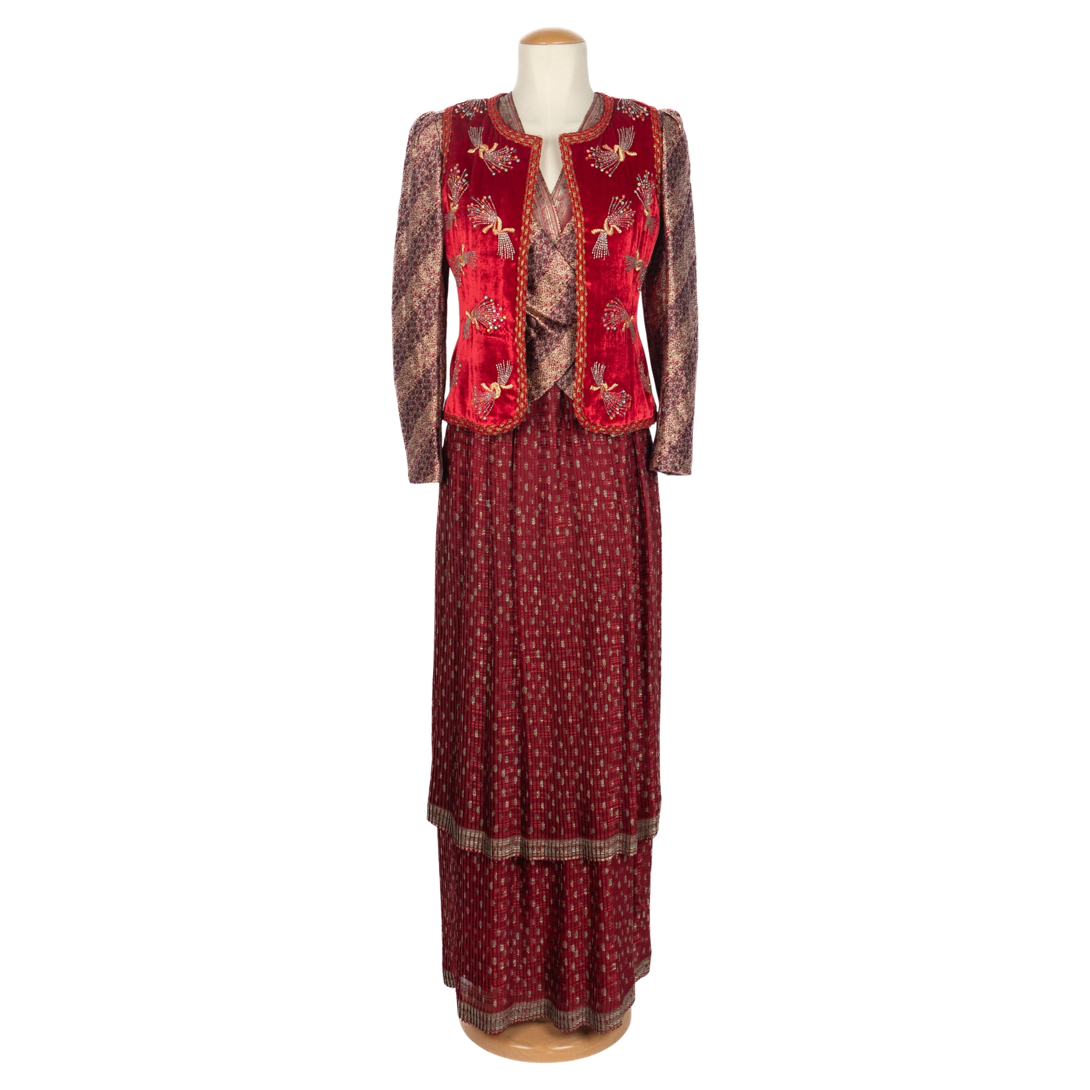 Emanuel Ungaro set Haute Couture Printemps-Eté 1979 en vente