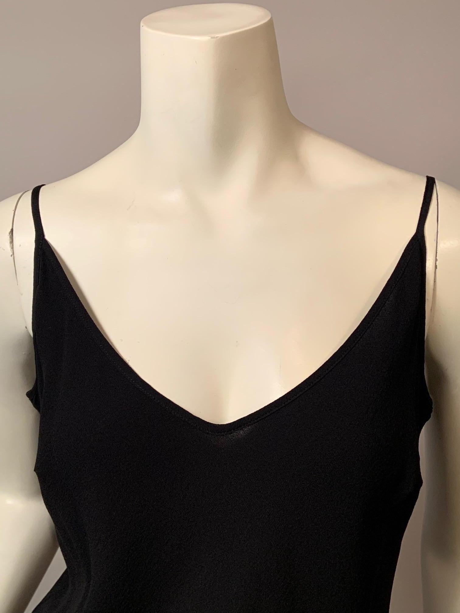 Emanuel Ungaro Schwarzer Spitzenrock mit optionalem schwarzem Seiden-Camisole im Angebot 6