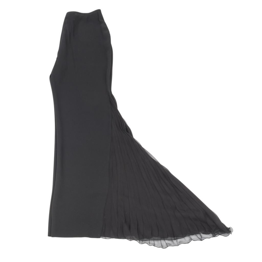 Emanuel Ungaro Stunning Black Dress Jacket Pant Three Piece Evening Set New  8 12