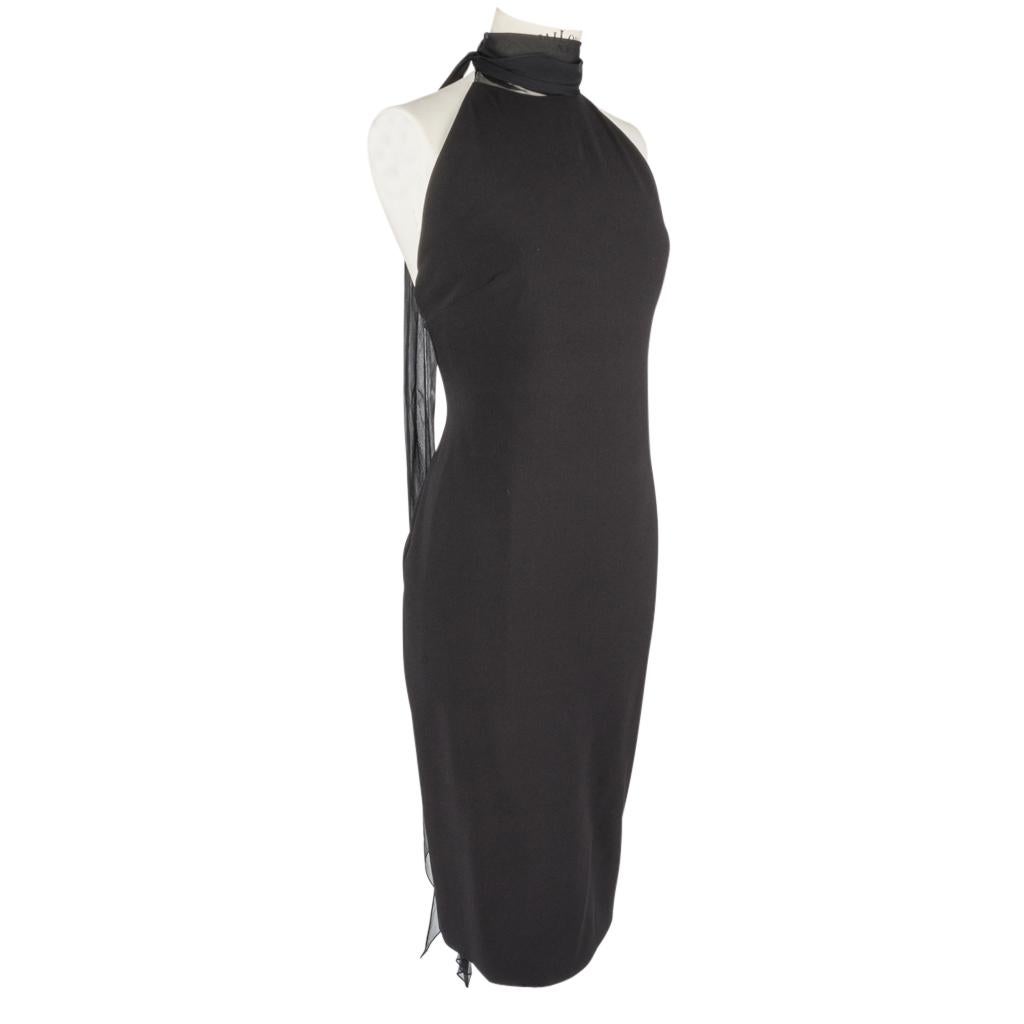 Emanuel Ungaro Stunning Black Dress Jacket Pant Three Piece Evening Set New  8 2
