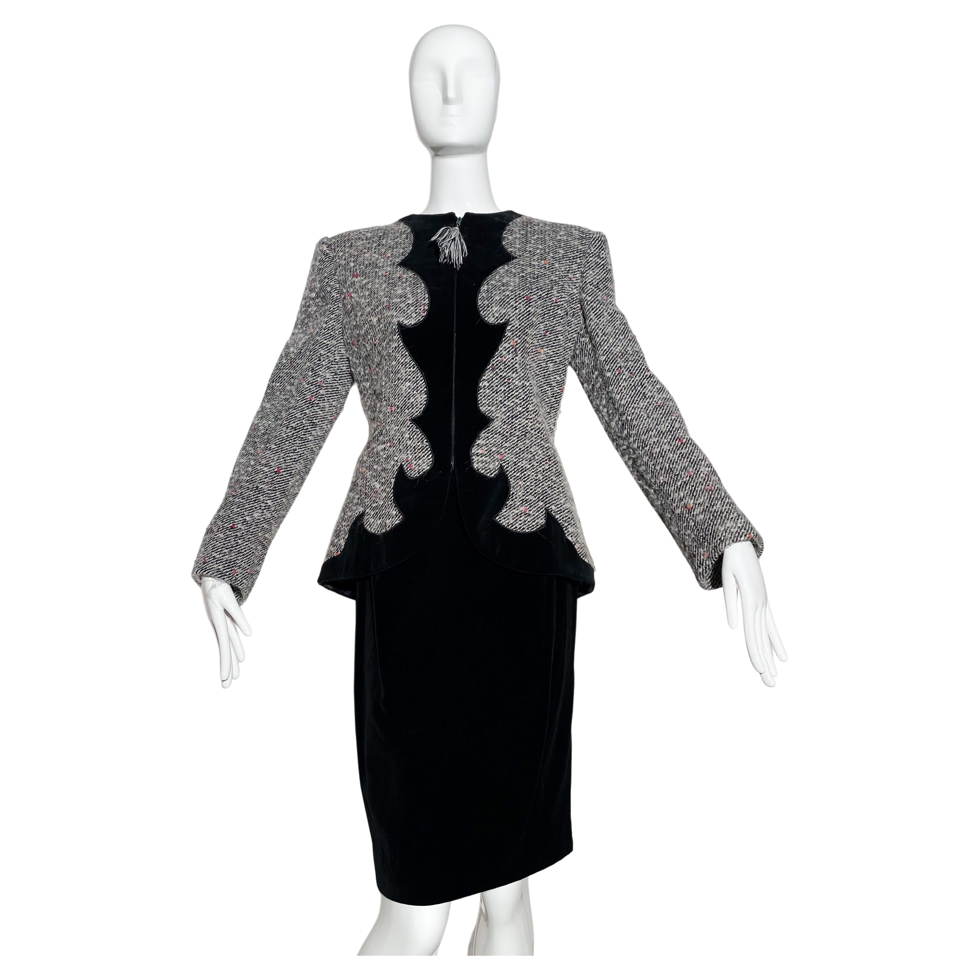 Emanuel Ungaro - Tailleur jupe en tweed 