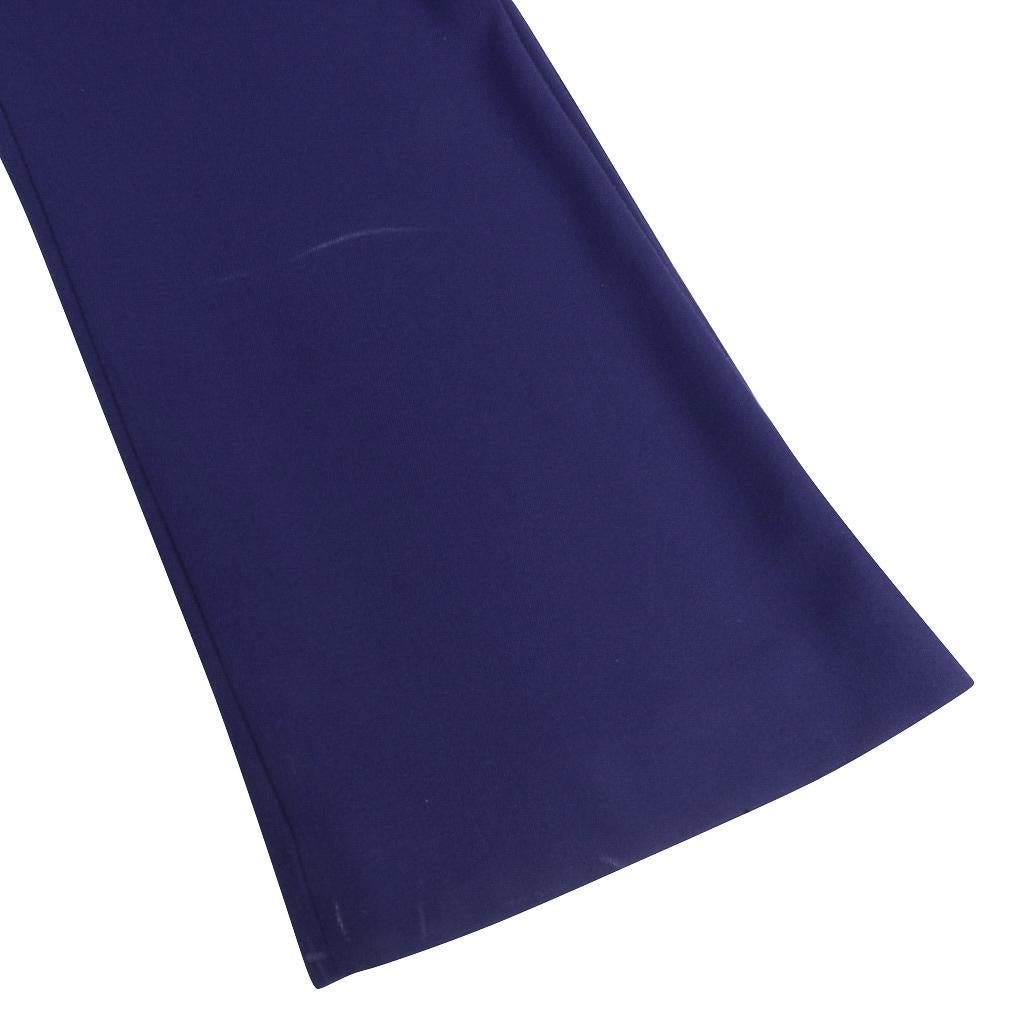 Emanuel Ungaro Vibrant Electric Blue Pant Suit Fabulous Buttons 12 fits 10 10