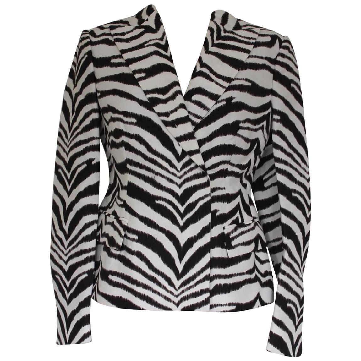 Emanuel Ungaro Zebra Jacket  For Sale