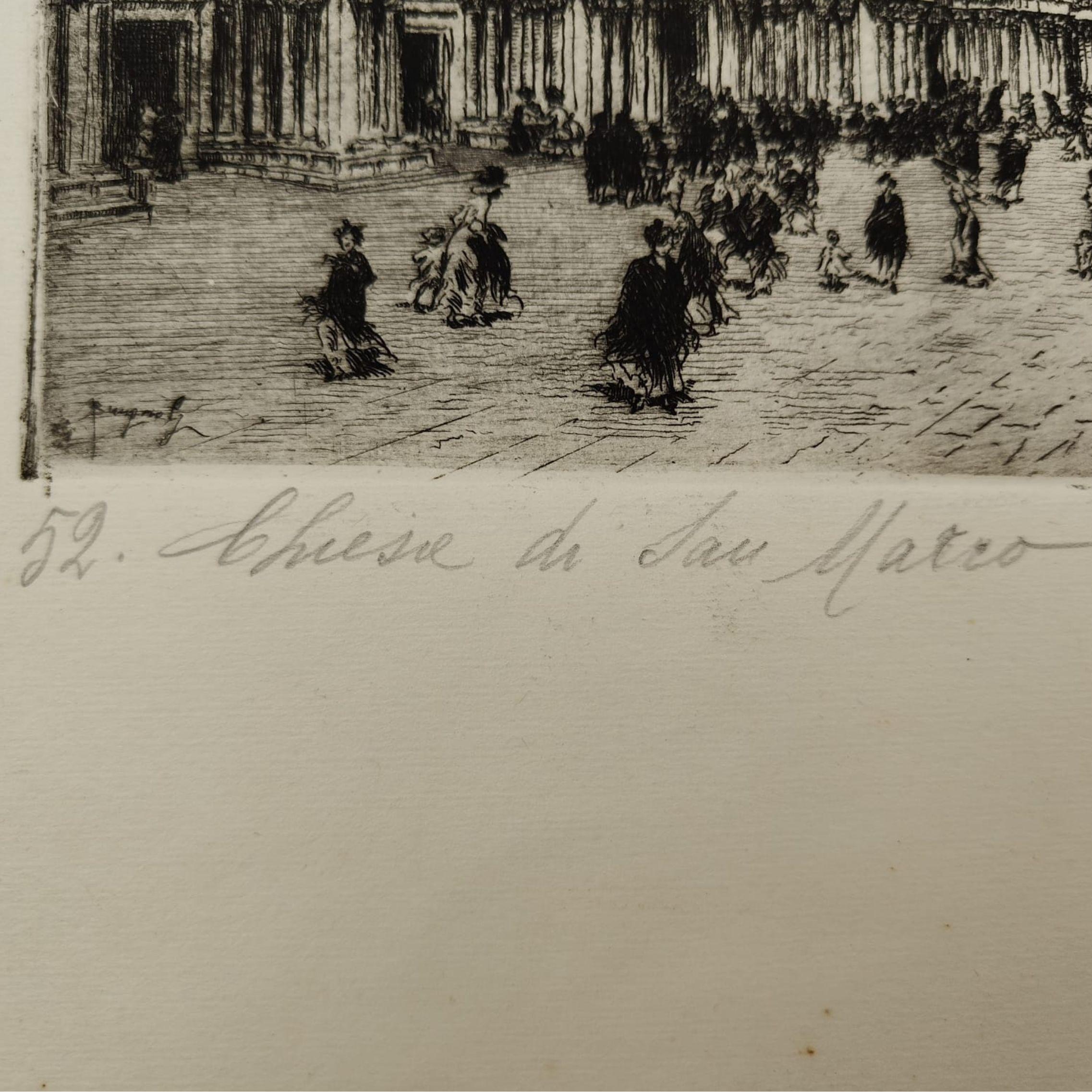 Etching by Emanuele Brugnoli, 