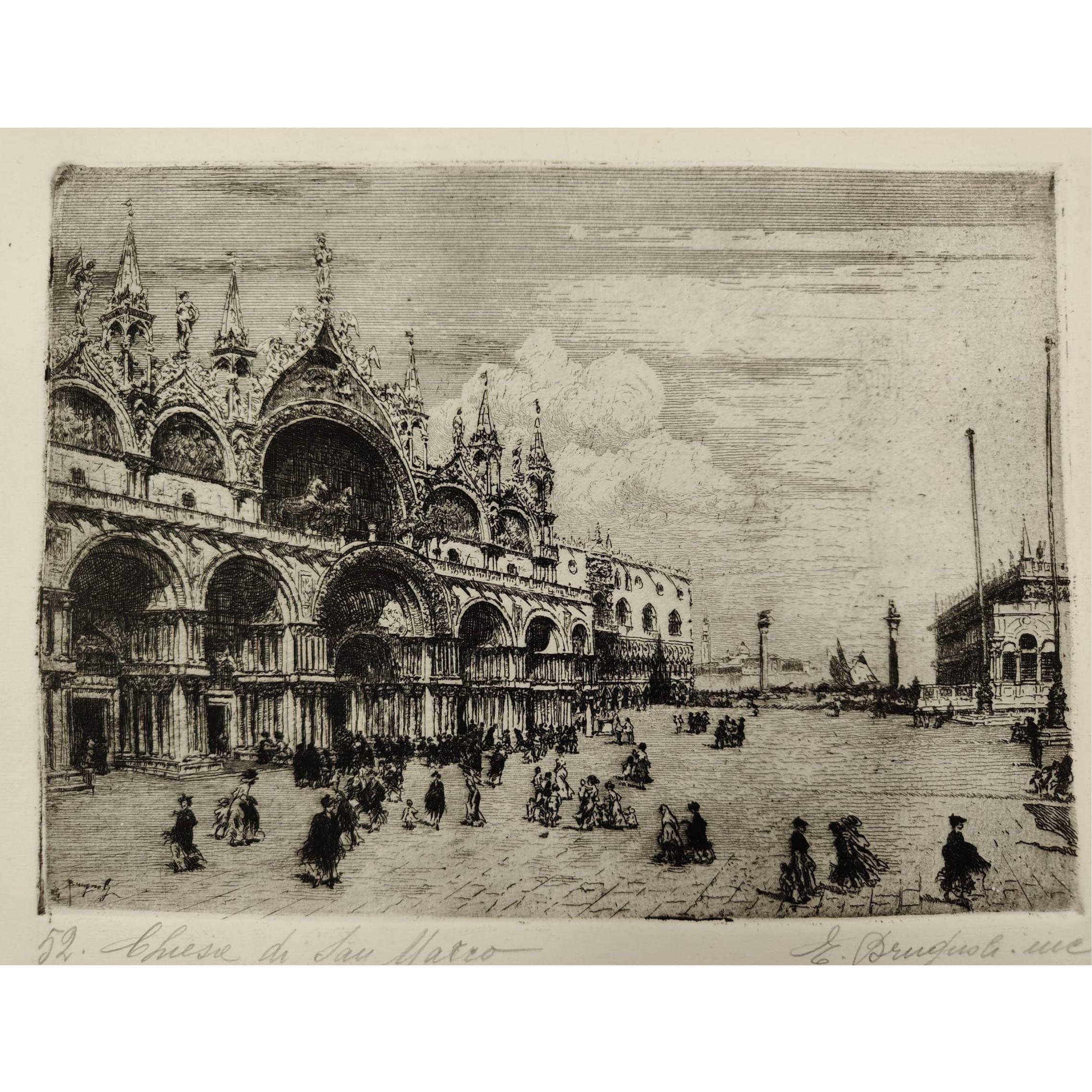 Etching by Emanuele Brugnoli, 