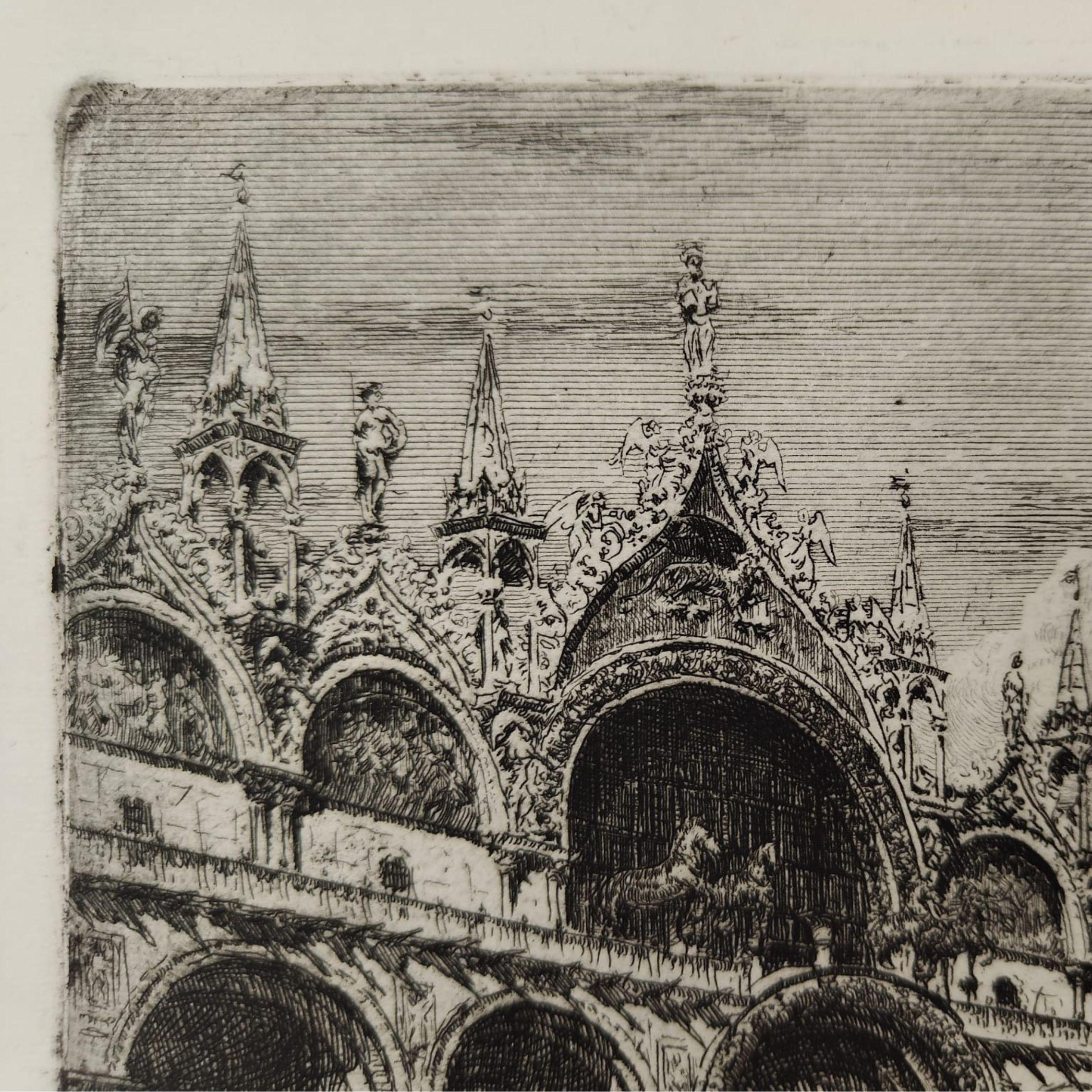 Etching by Emanuele Brugnoli, 