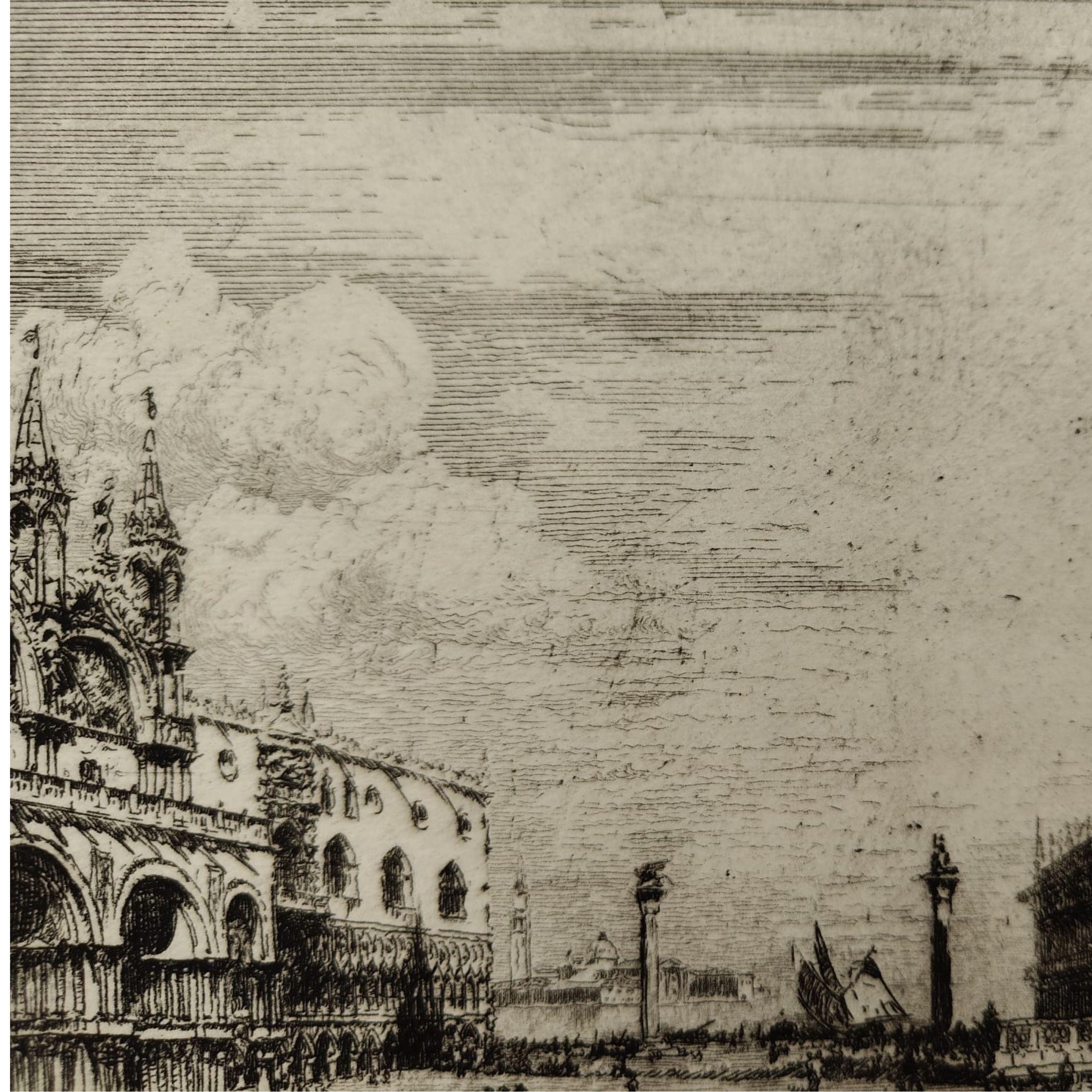 Etching by Emanuele Brugnoli, 