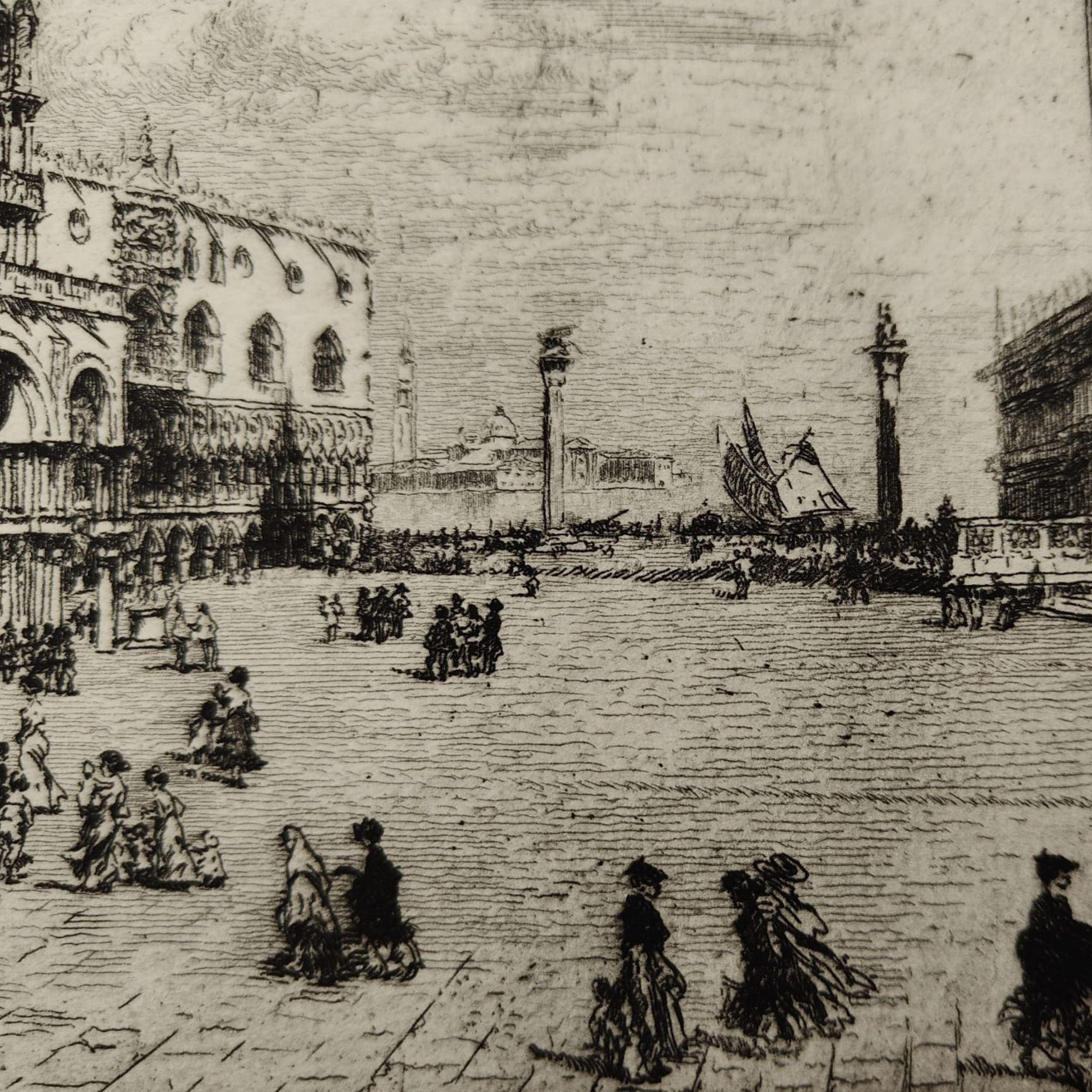 Etching by Emanuele Brugnoli, 