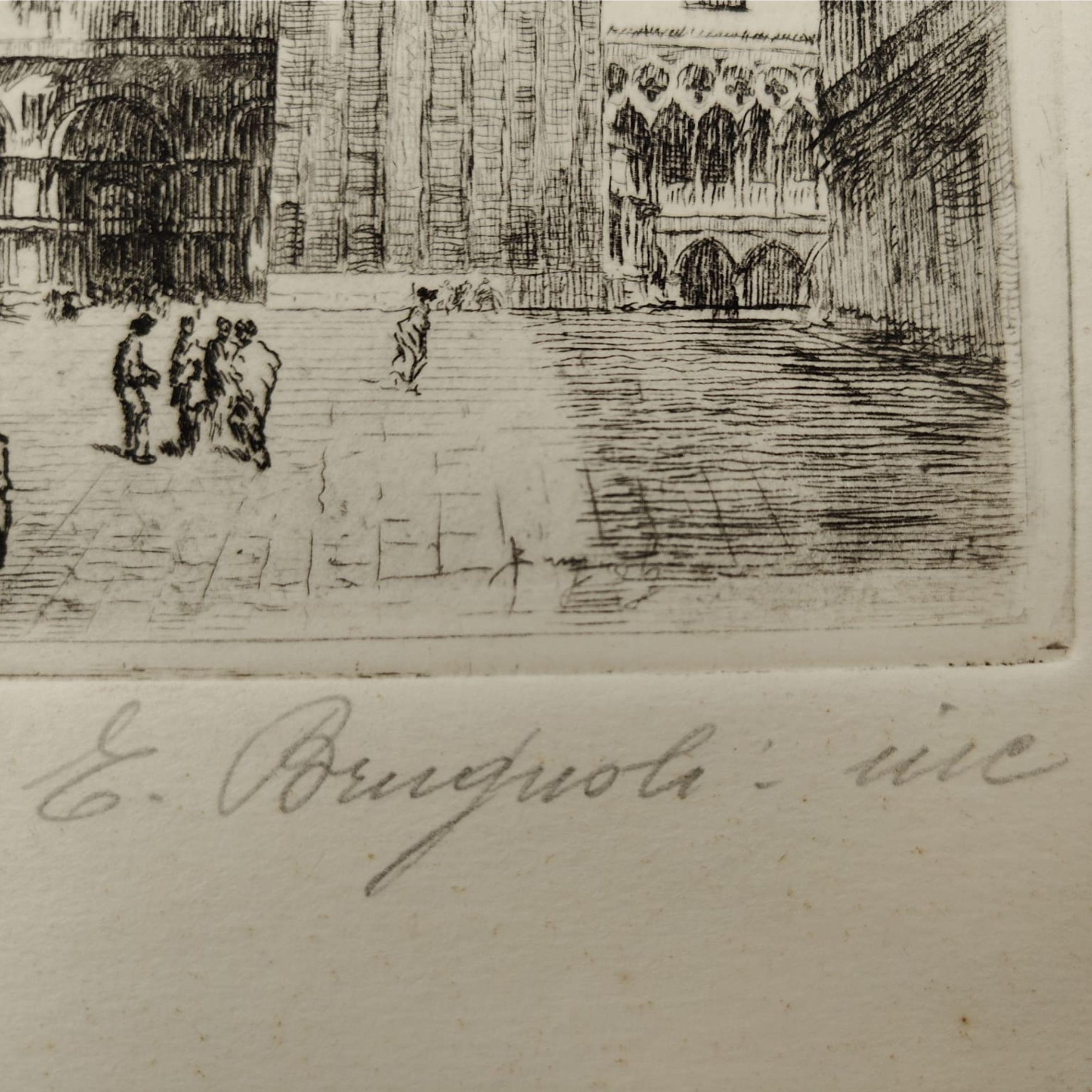 Gravure d'Emanuele Brugnoli, 