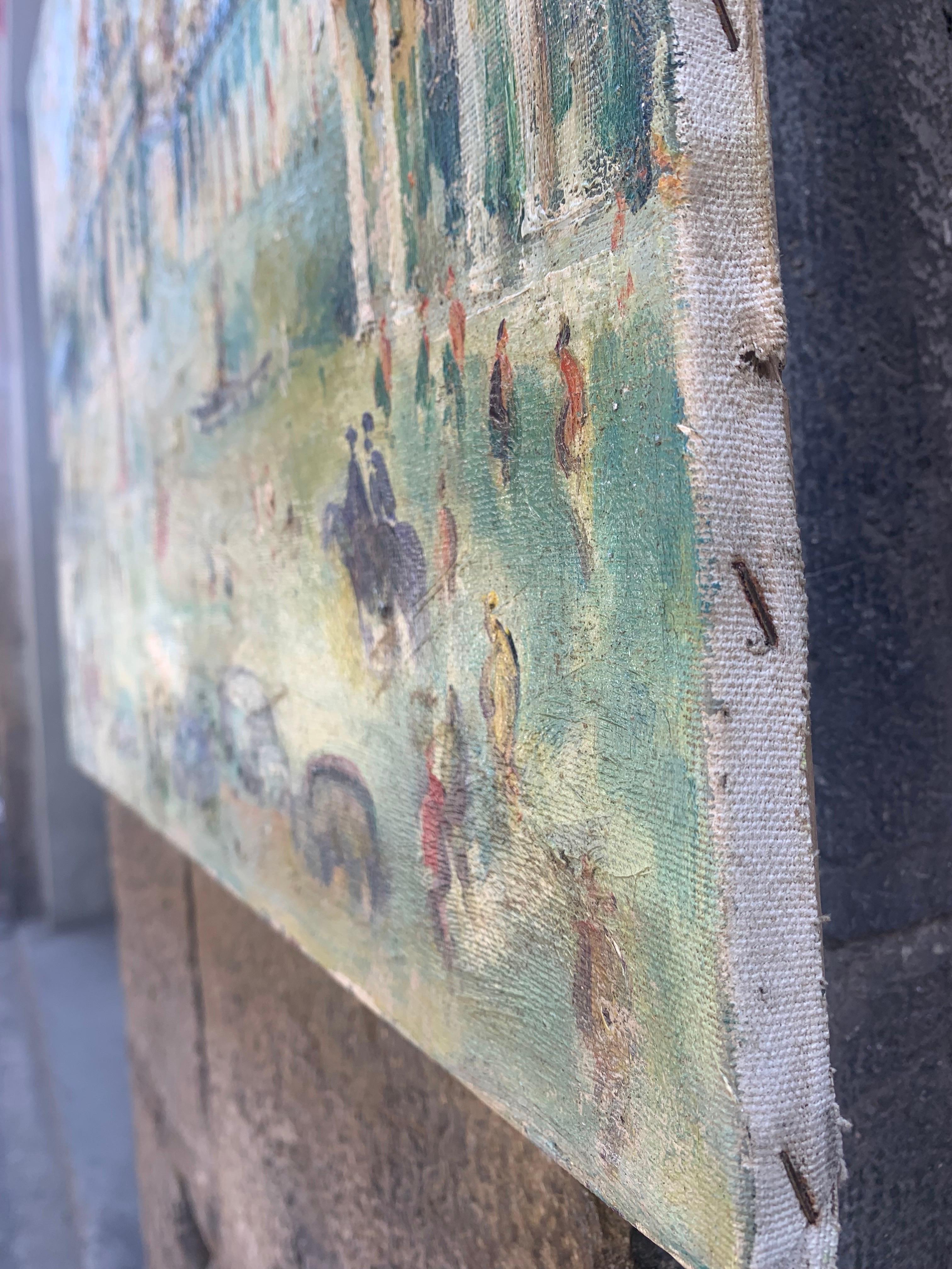 Saint Peter's Square, Vatican, Rome, by  Florentine Painter Emanuele Cappello. 12