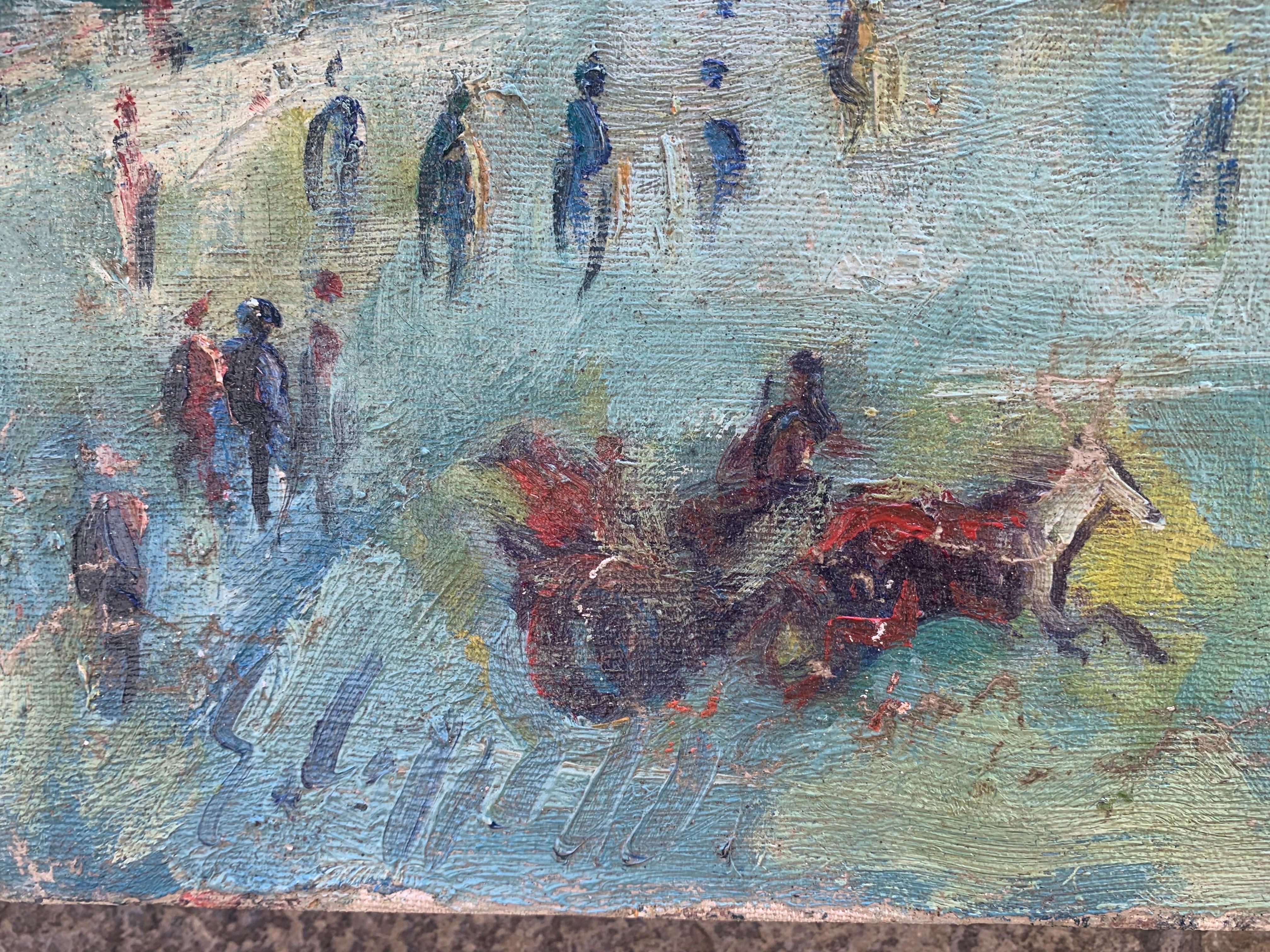 Saint Peter's Square, Vatican, Rome. Painting By The Florentine Painter Emanuele Cappello.
Saint Peter's Square, Vatican, Rome.
Painting by the Florentine painter Emanuele Cappello. 

Emanuele Cappello (1925-2002) was a renowned Florentine artist