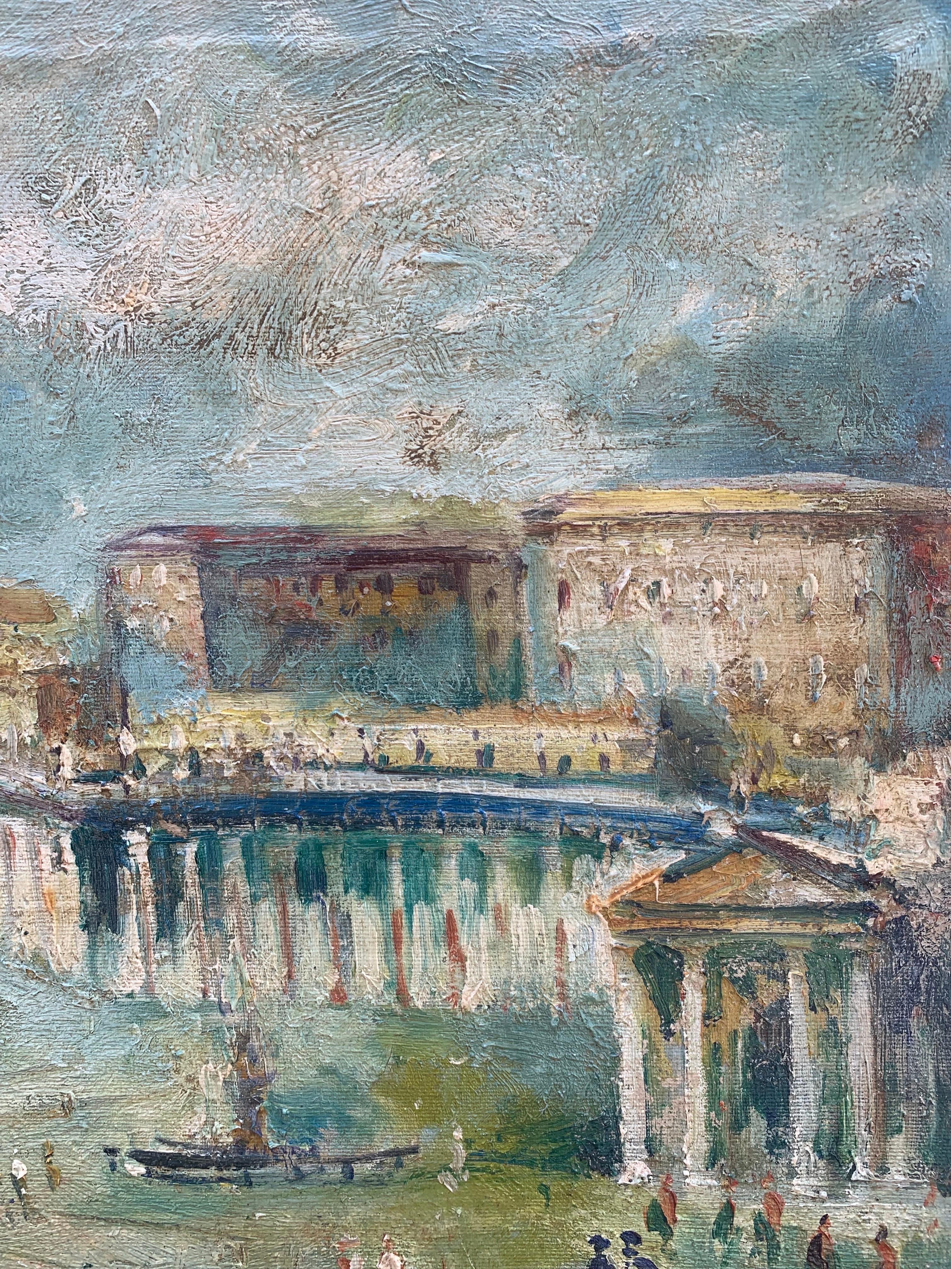 Saint Peter's Square, Vatican, Rome, by  Florentine Painter Emanuele Cappello. 6