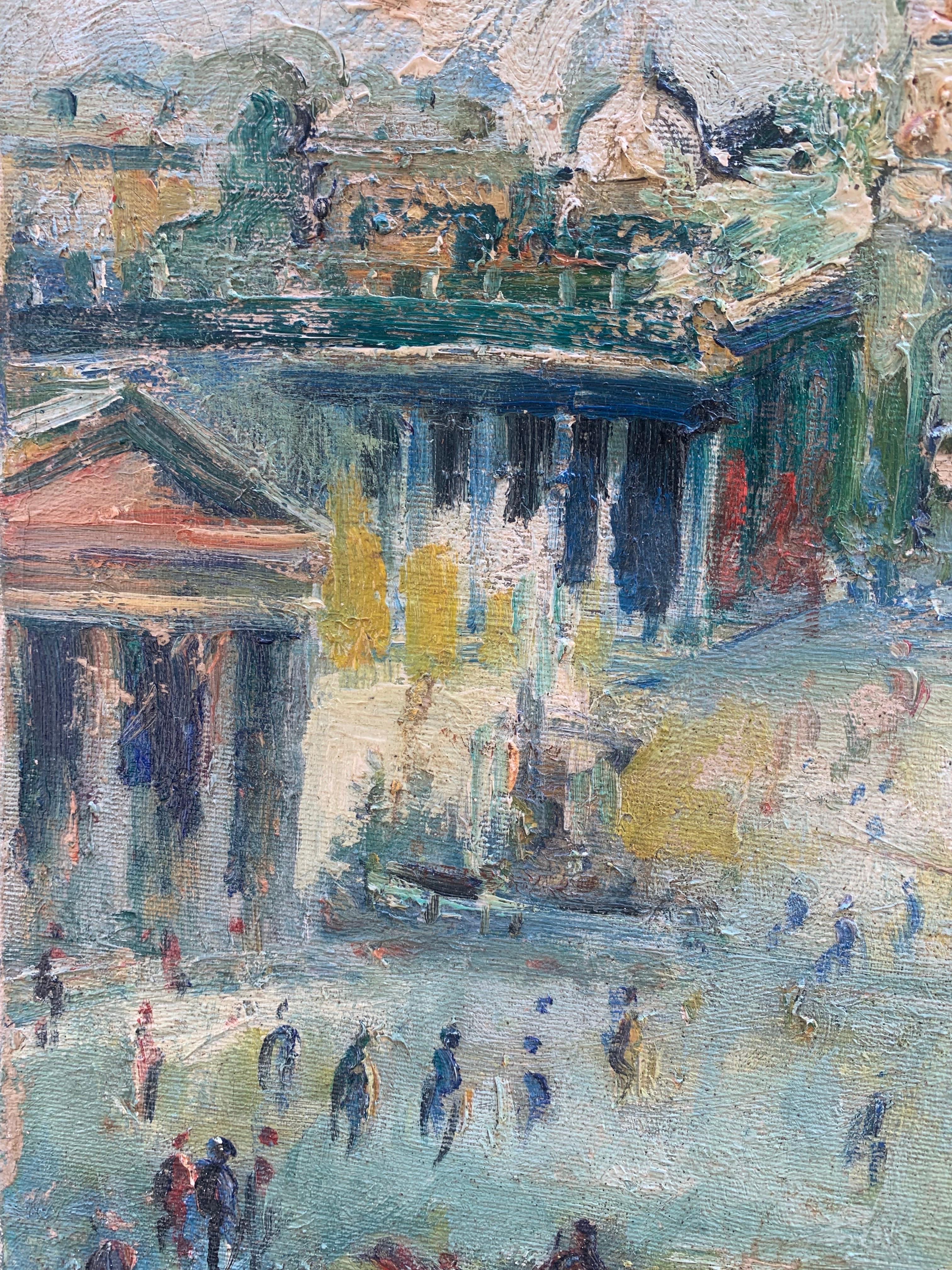 Saint Peter's Square, Vatican, Rome, by  Florentine Painter Emanuele Cappello. 7