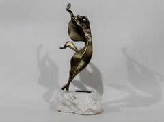 Emanuele Scarnicci Brutalist Bronze Italian Horse Sculpture