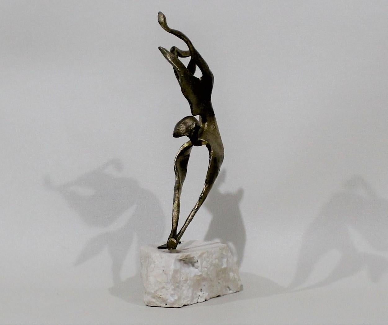 20th Century Emanuele Scarnicci Brutalist Bronze Italian Horse Sculpture