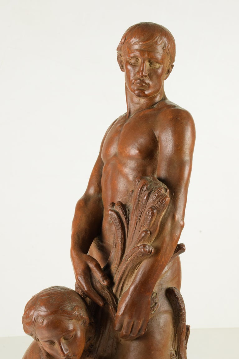Emanuele Zambini Terracotta Sculpture For Sale 3