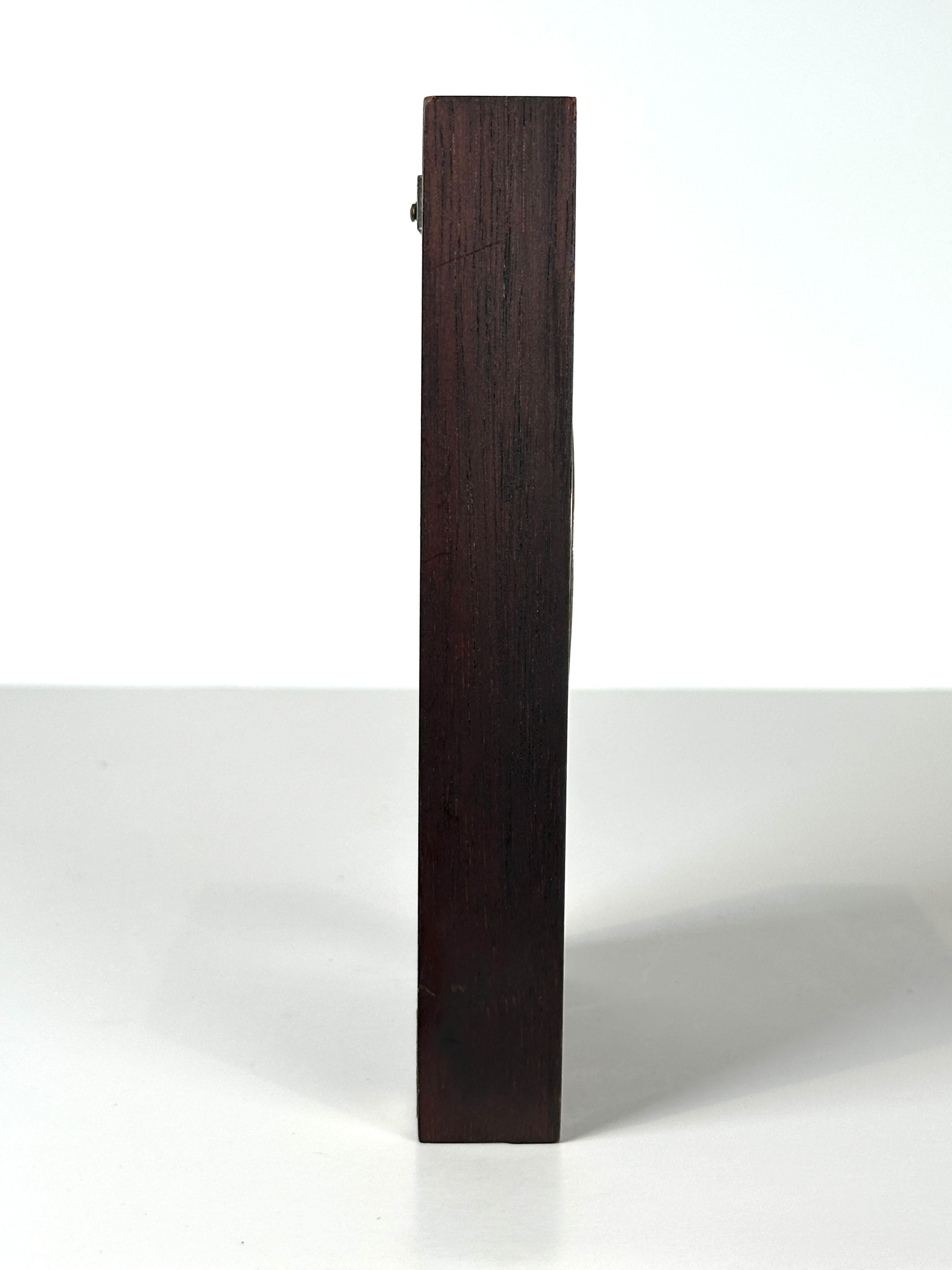 Argento 925 Targa Emaus Talleres Monasticos in argento, ottone e Wood in vendita