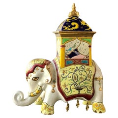 Emaux de Longwy Maharaja Elephant
