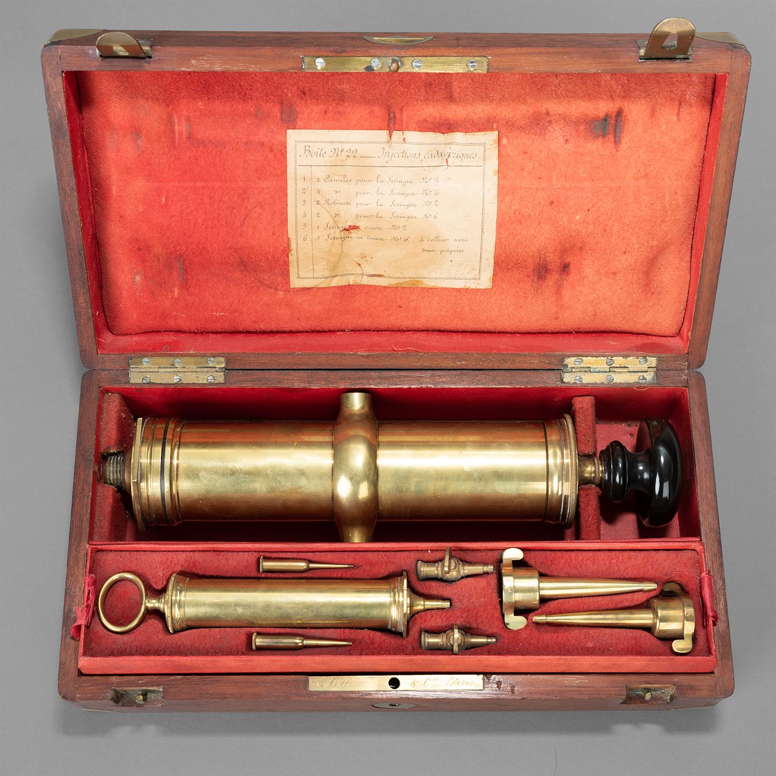 French Embalming Set by Collin, circa 1850