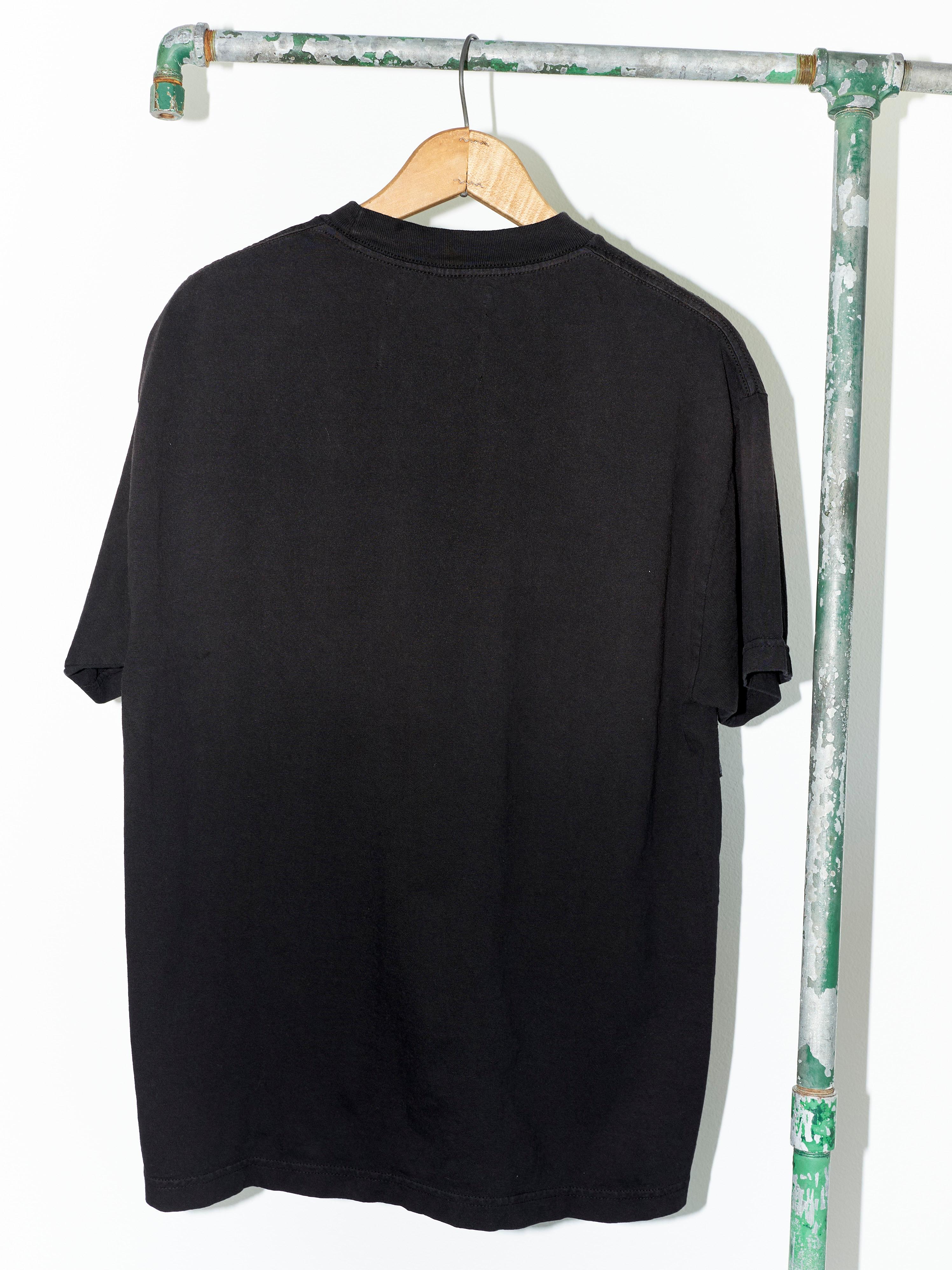 J Dauphin Black T-Shirt Embellished  Patch Work Sequin Silk Body Cotton  5