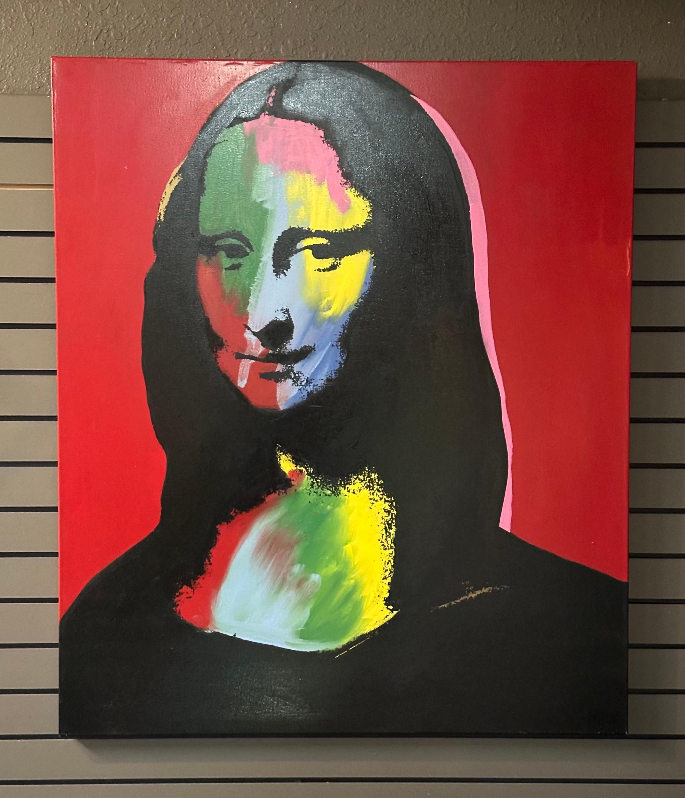 Serigrafía Adornada sobre Lienzo 