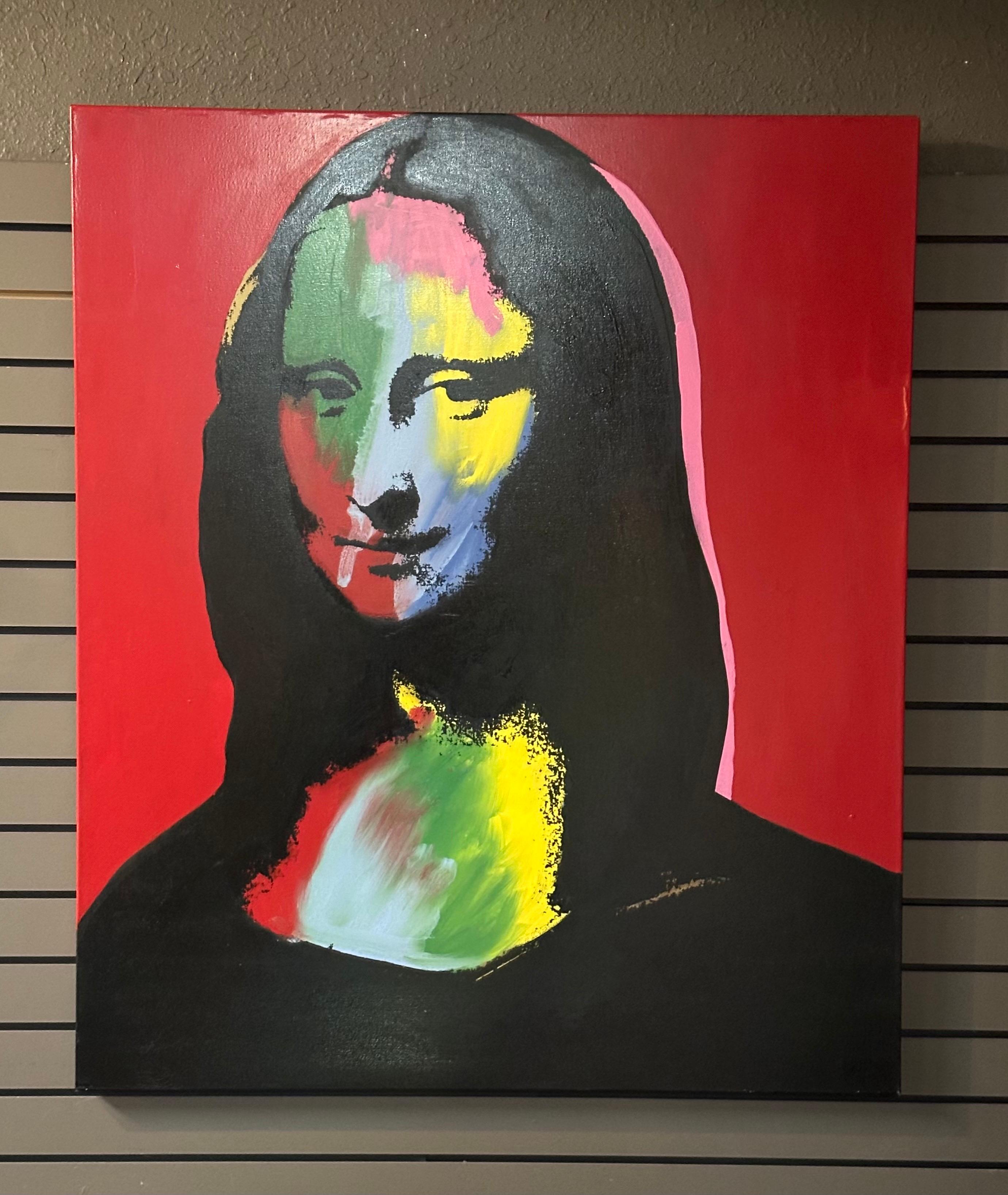 Serigrafía Adornada sobre Lienzo 